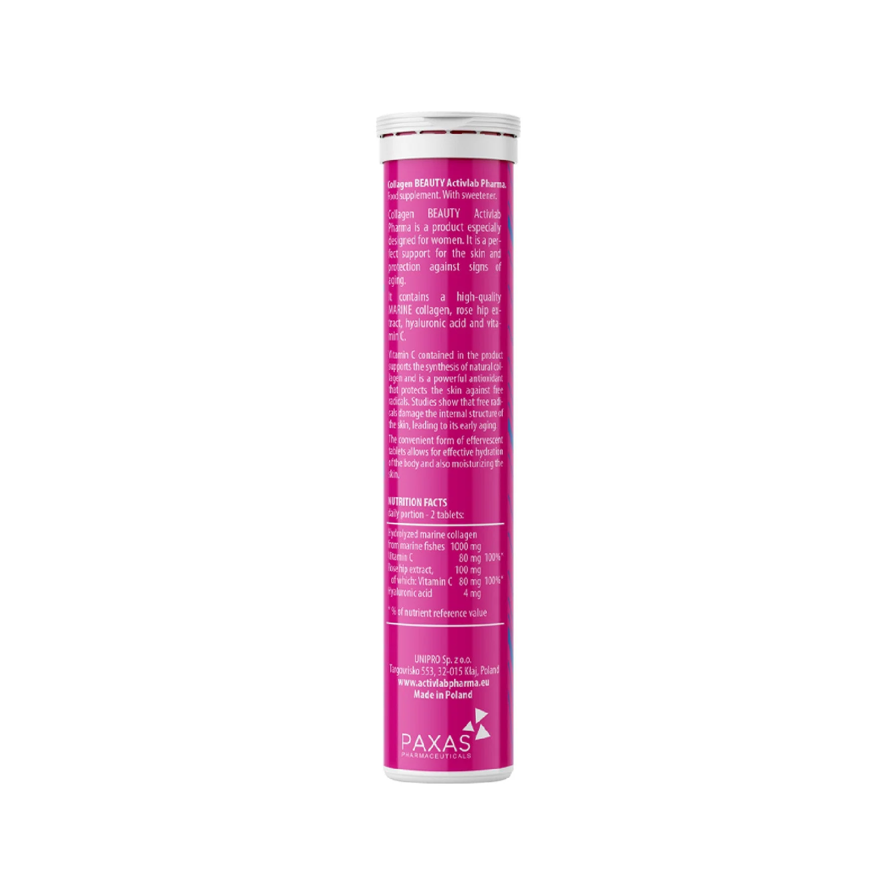 Activlab Collagen Beauty Effervescent Tablets 20 Tablets – Sugar Free - Image 3