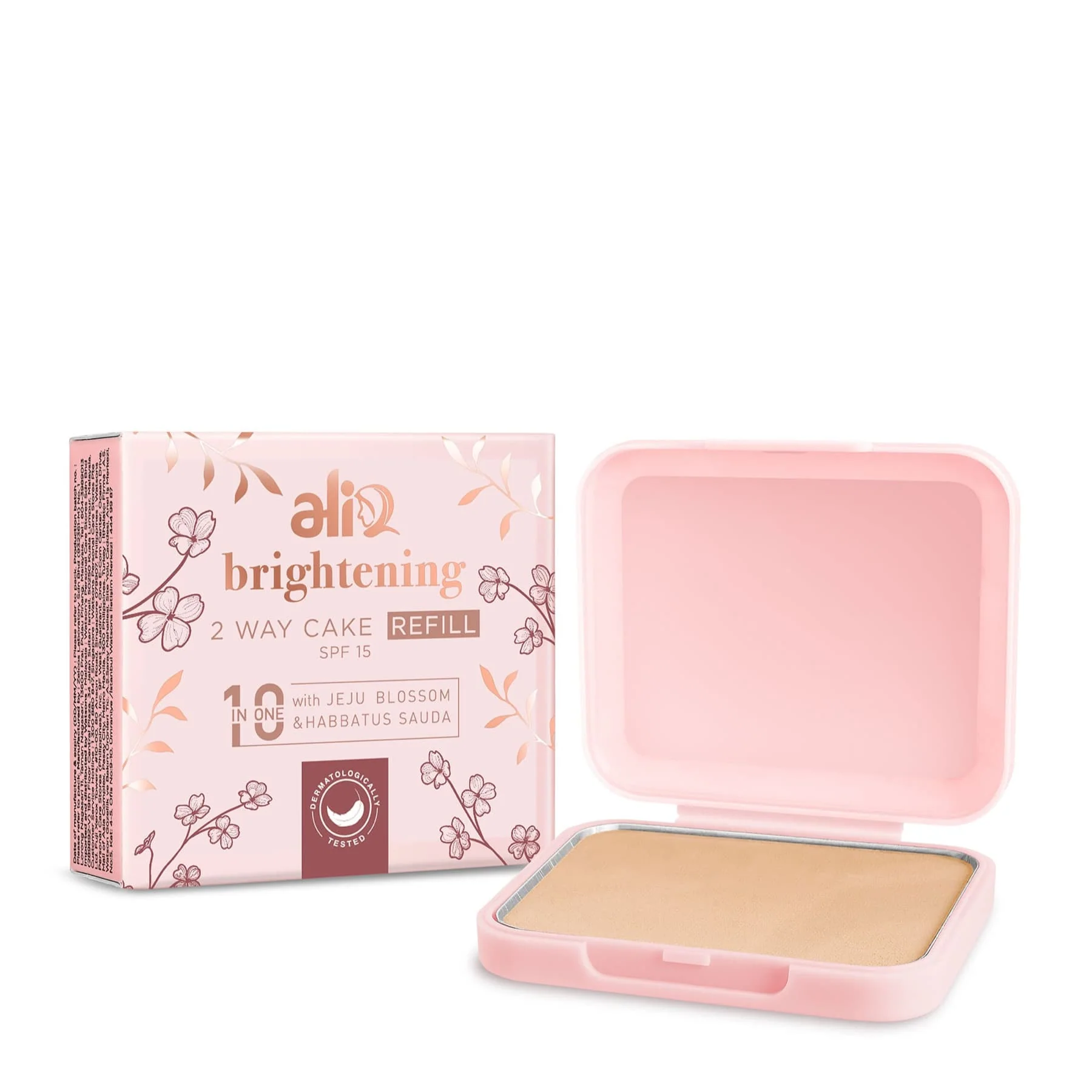 Alia Brightening 2 Way Cake Compact Refill Luminous Finish Powder 12.2g - Image 2