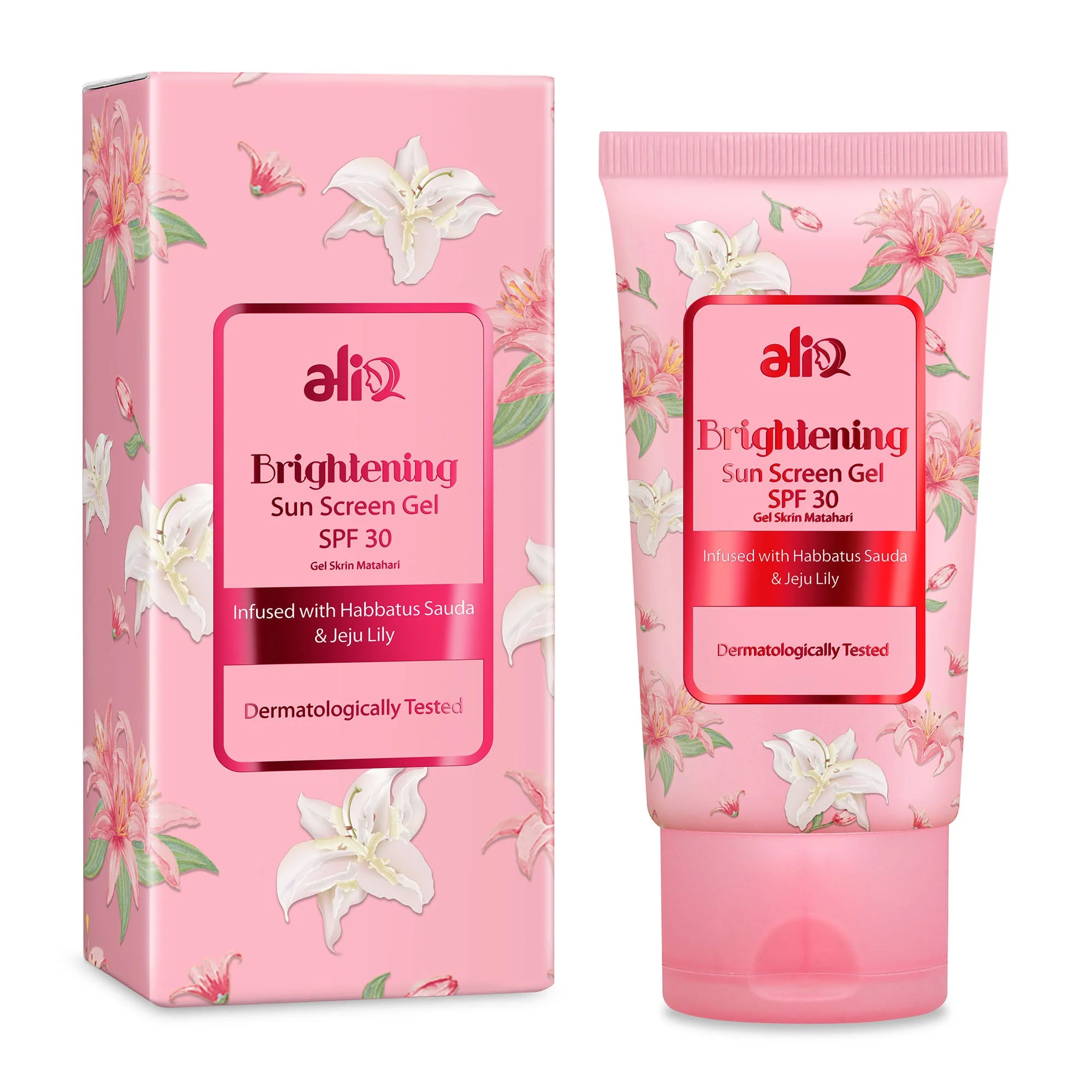 Alia Brightening Gel Sunscreen SPF30 50ml - Image 2