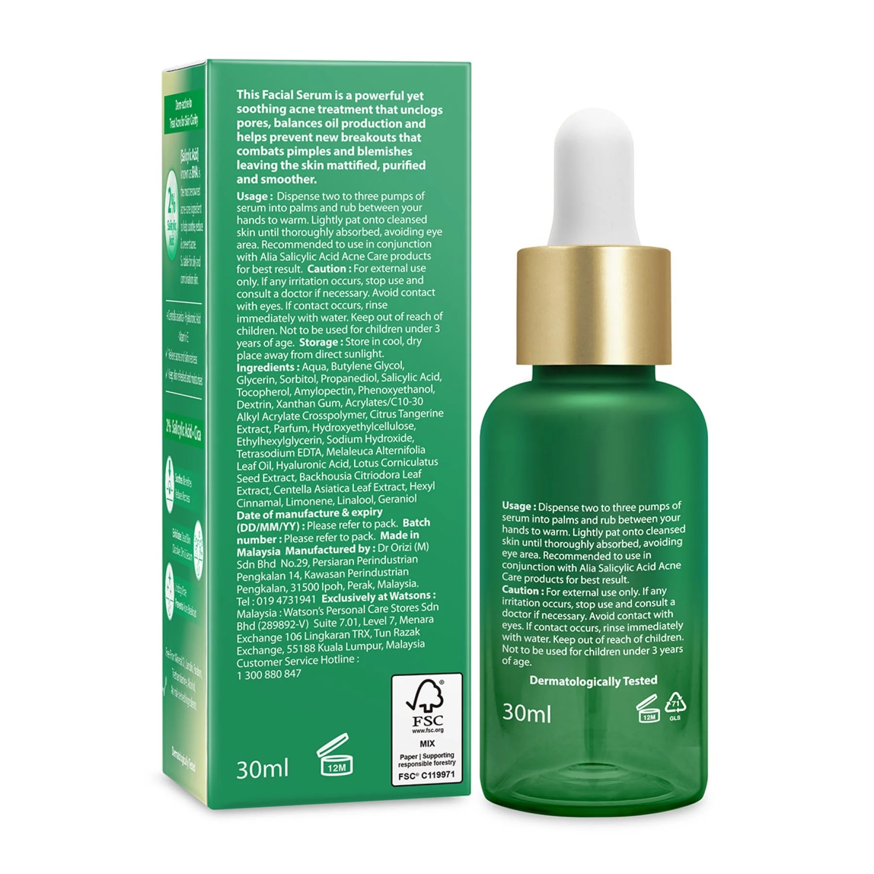 Alia Salicylic Acid Acne Care Serum - Image 2