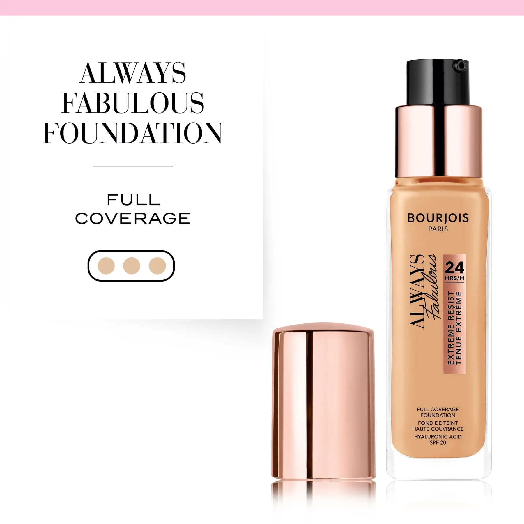 Bourjois Always Fabulous Natural Finish Foundation 30ml - Image 21