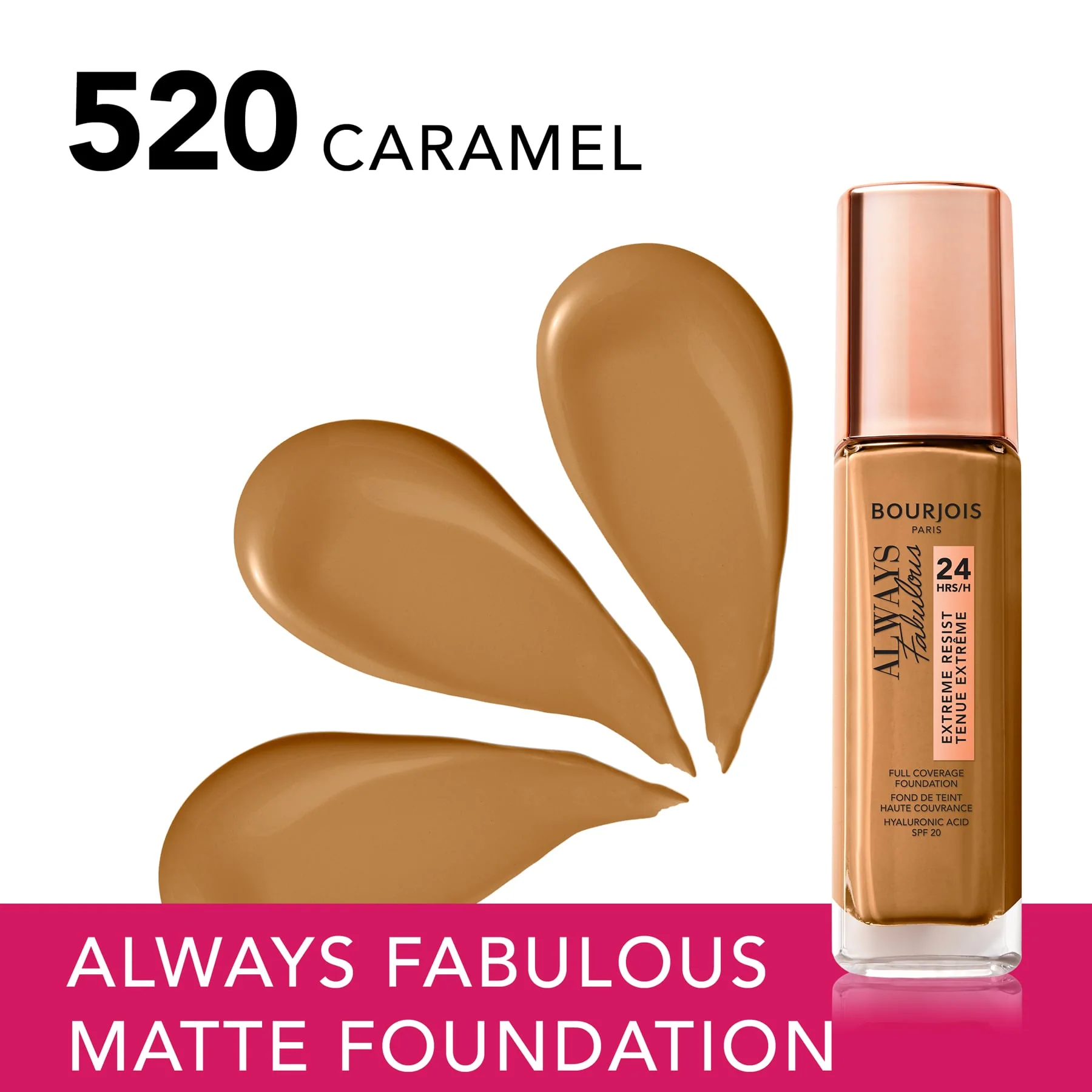 Bourjois Always Fabulous Natural Finish Foundation 30ml - Image 48