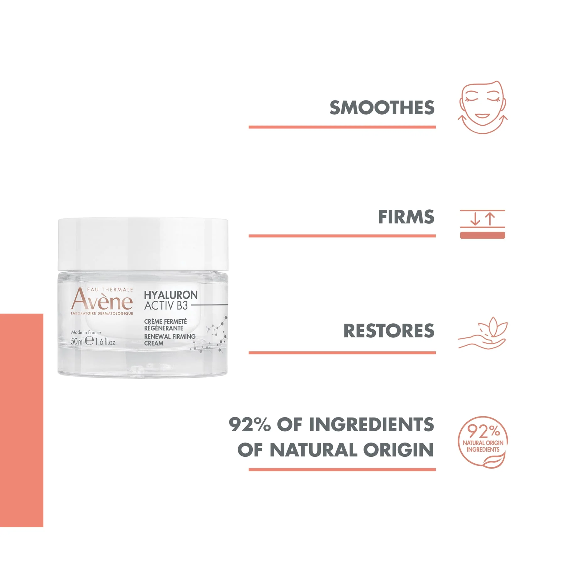 Avene Hyaluron Activ B3 Cellular Renewal Cream 50ml - Image 2