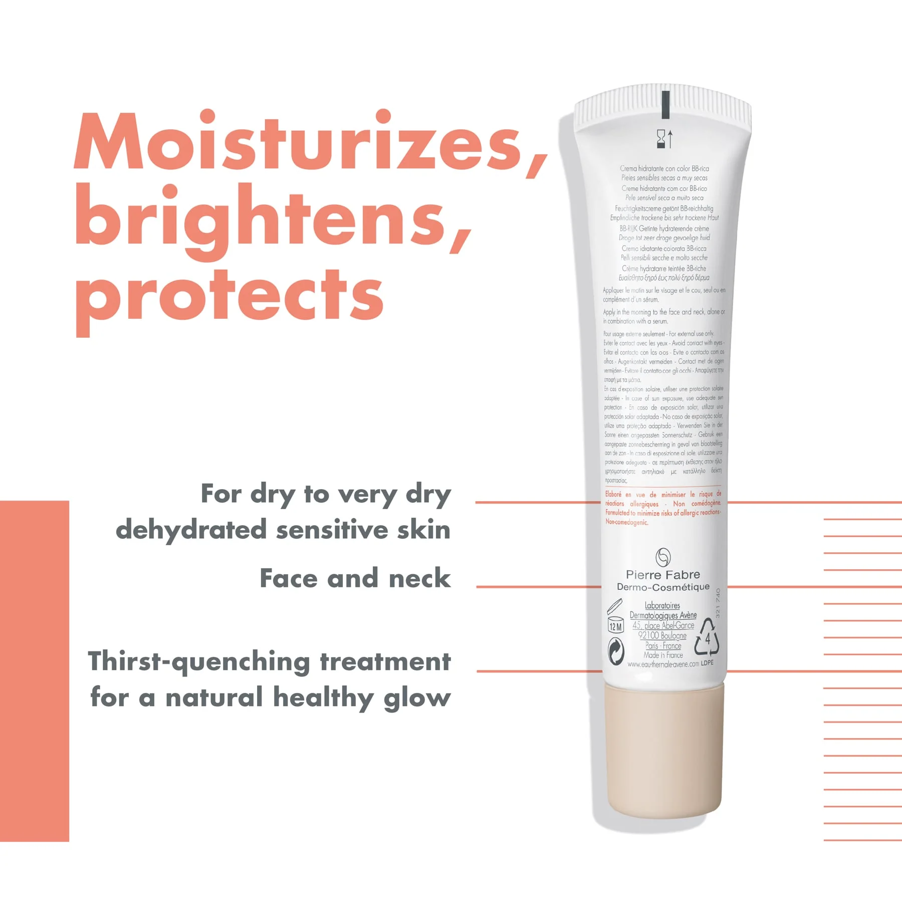 Avene Hydrance BB-Light Tinted Hydrating Emulsion 40ml - Image 3