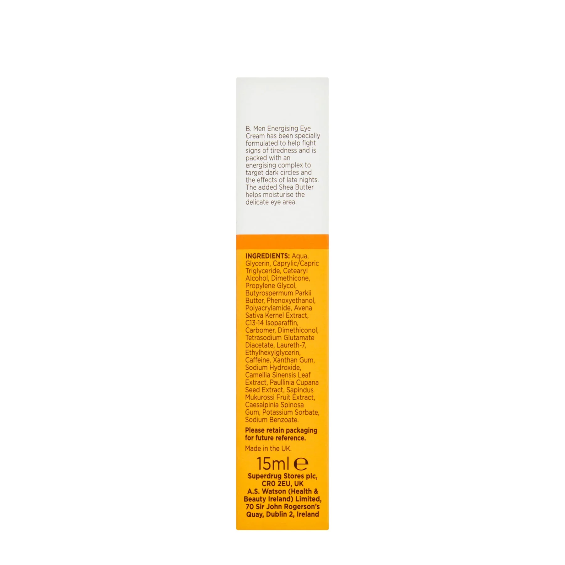 B. Men Energising Eye Cream 15ml - Image 3