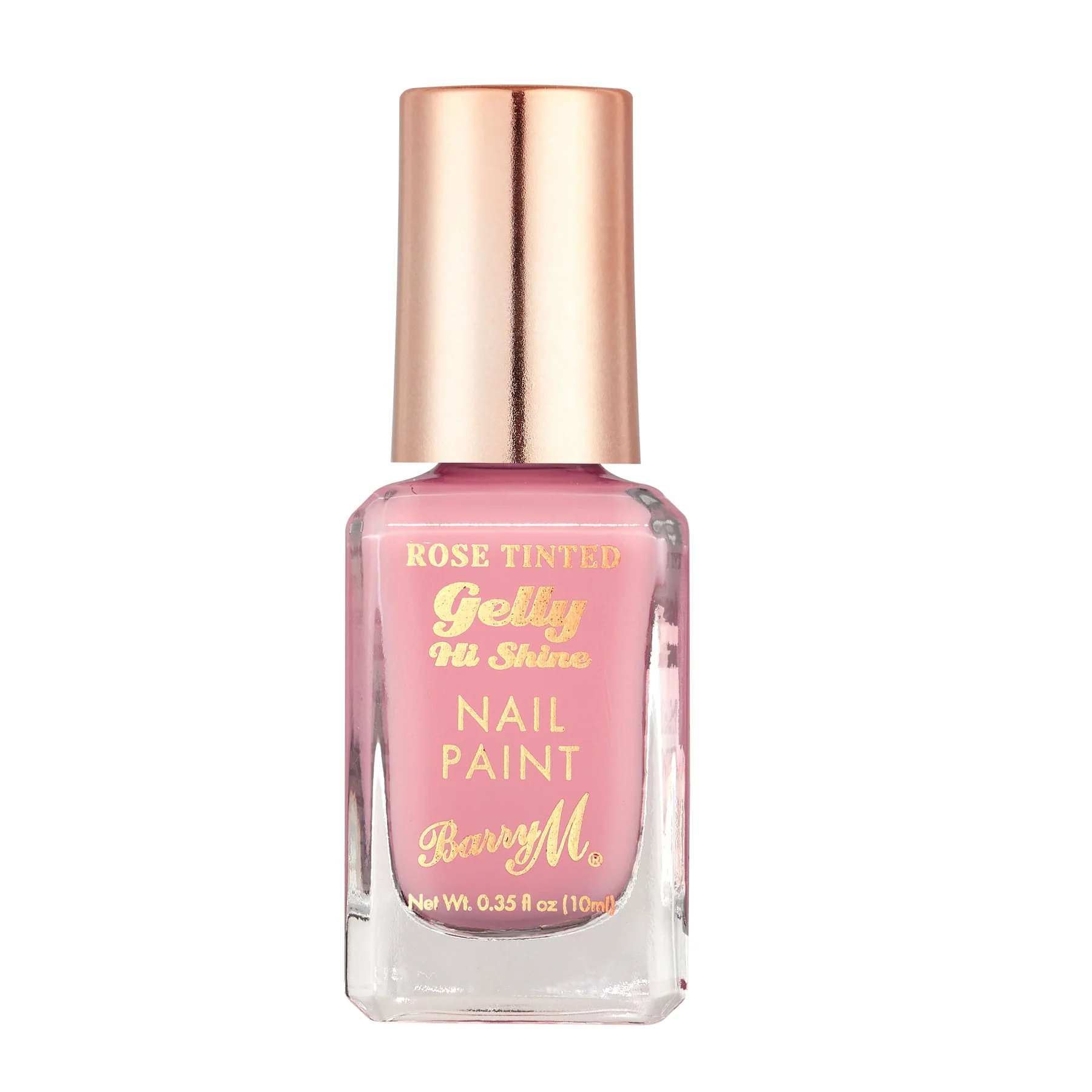 Barry M Gelly Hi Shine Rose Tinted Nail Paint 10ml - Image 3