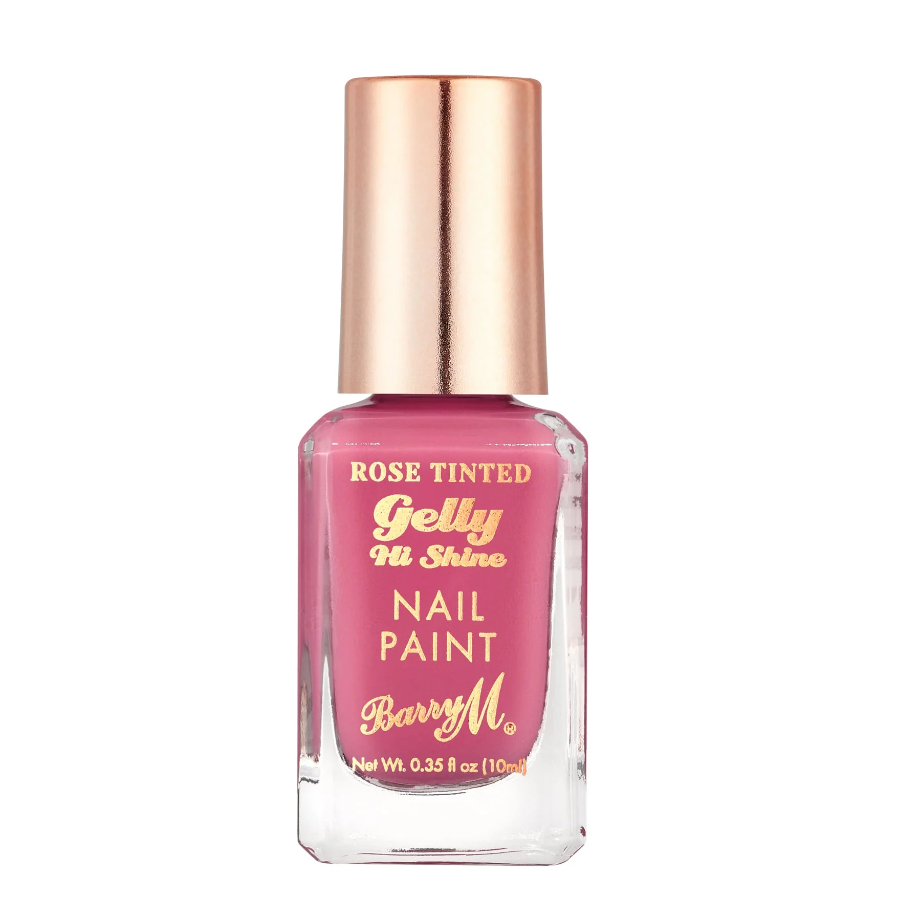 Barry M Gelly Hi Shine Rose Tinted Nail Paint 10ml - Image 5