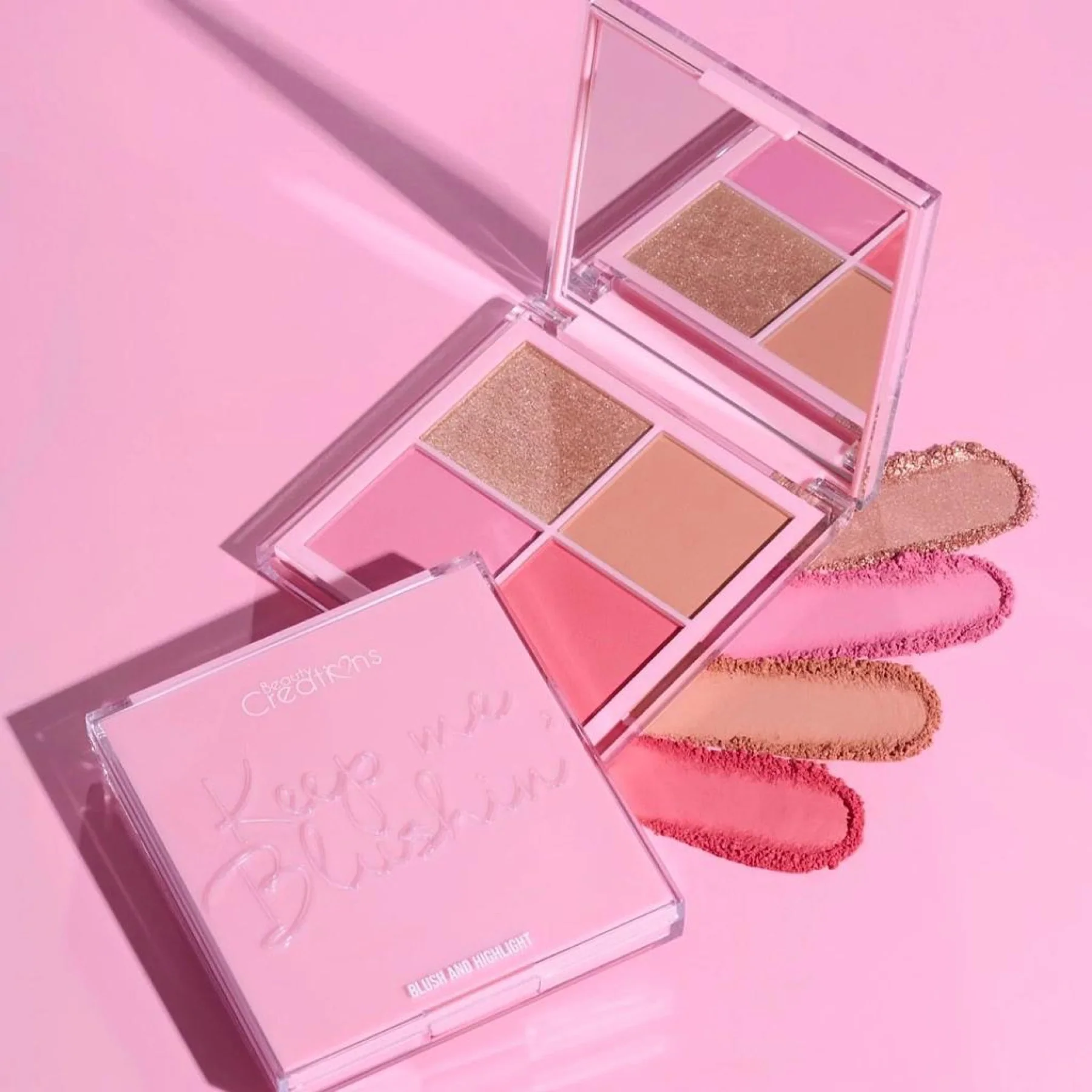 Beauty Creations Blush & Highlighter Keep Me Blushin Quad - Image 2