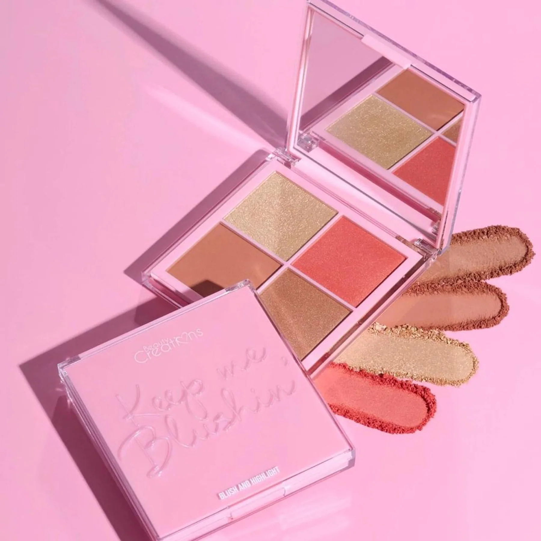 Beauty Creations Blush & Highlighter Keep Me Blushin Quad - Image 3