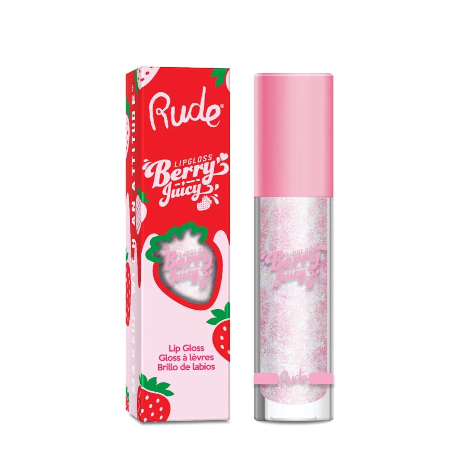 Rude Berry Juicy Lip Gloss 4g - Image 3