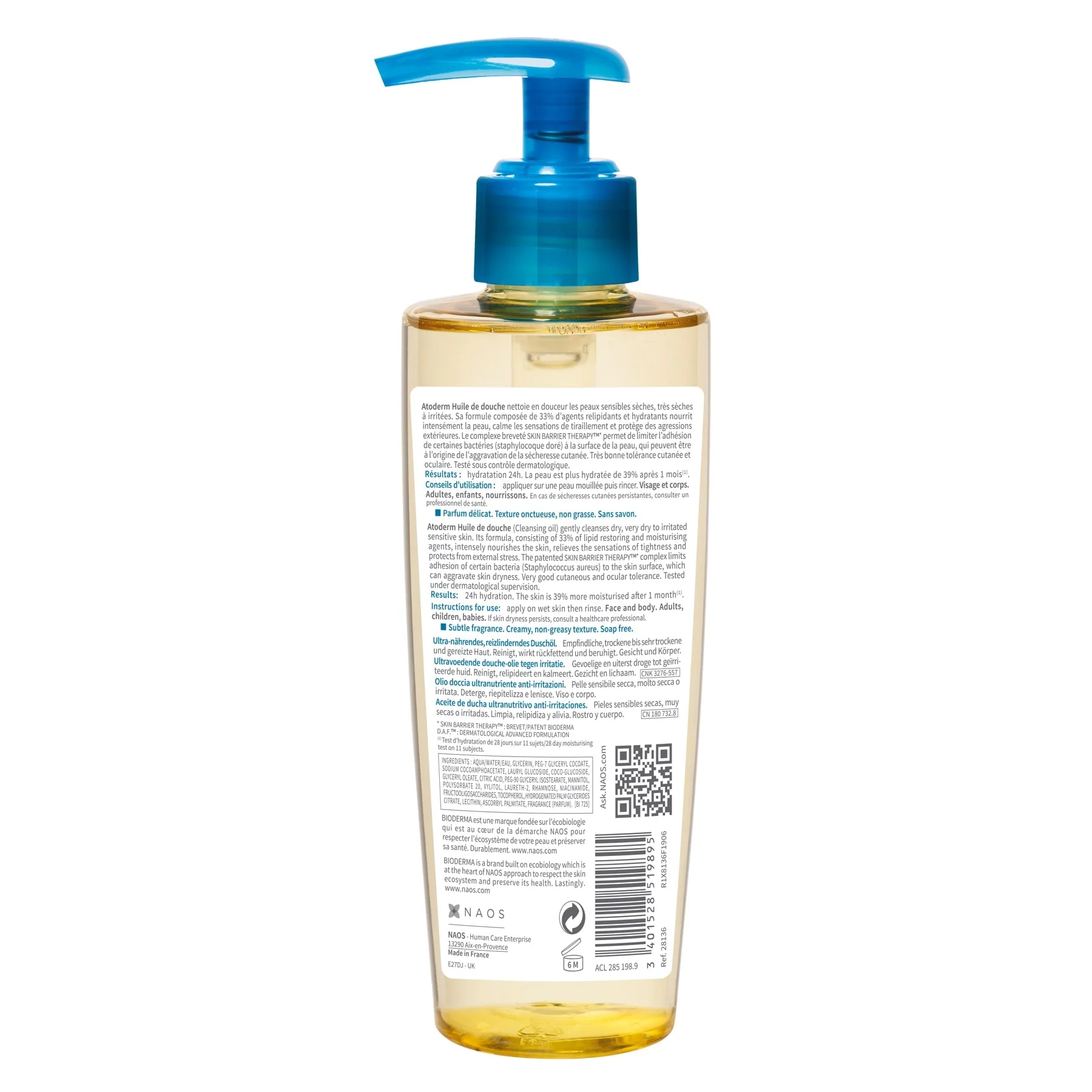 Bioderma Atoderm Huile de Douche Cleansing Body Oil - Image 4