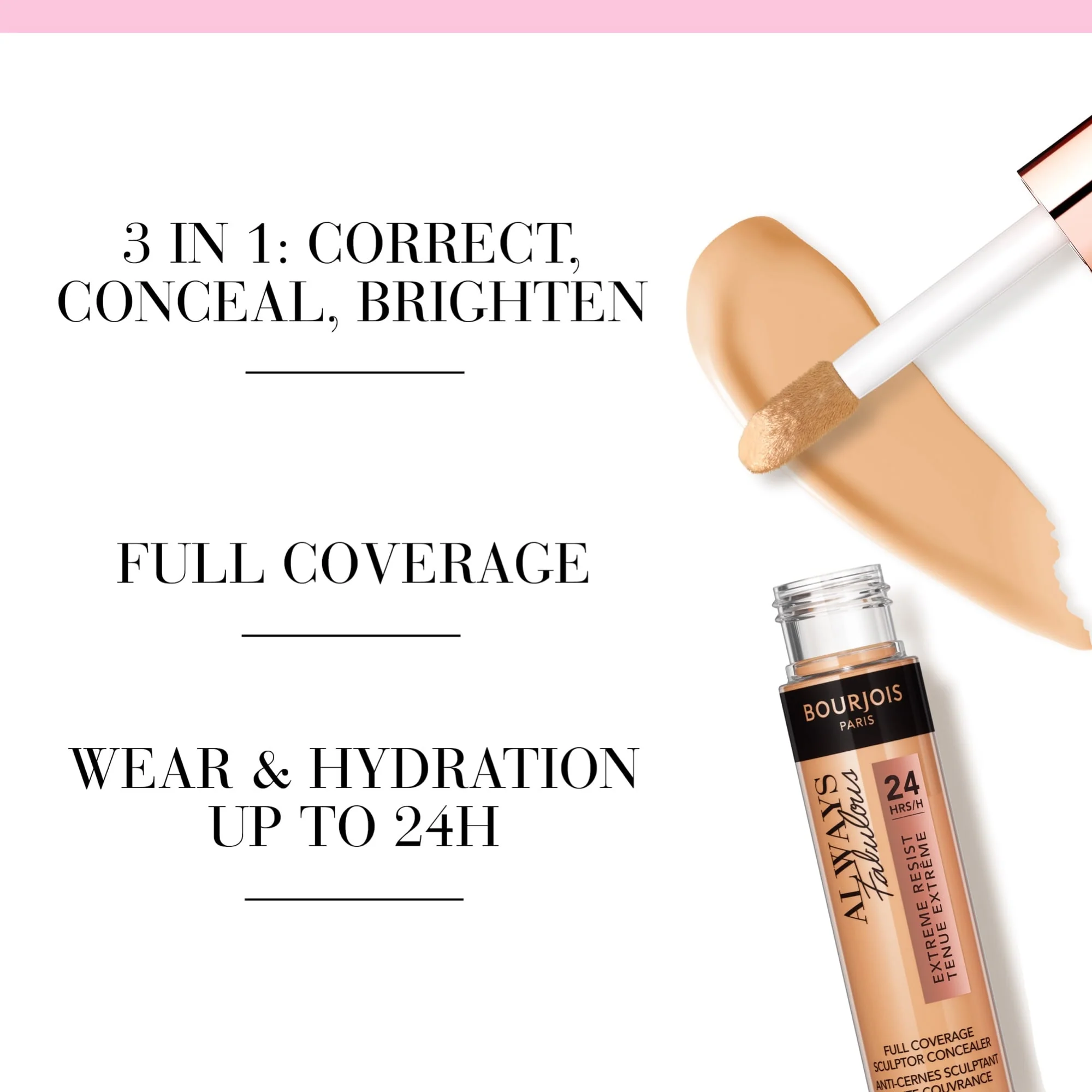 Bourjois Always Fabulous Full Coverage Concealer 10ml - Image 6