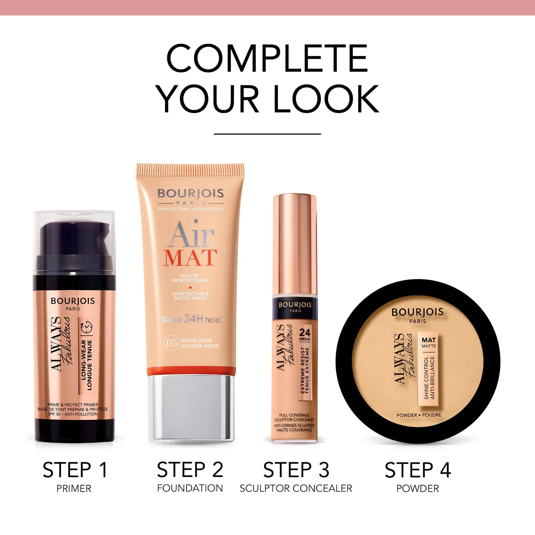 Bourjois Bourjois Air Mat 24H Matte Finish Foundation 30ml - Image 8