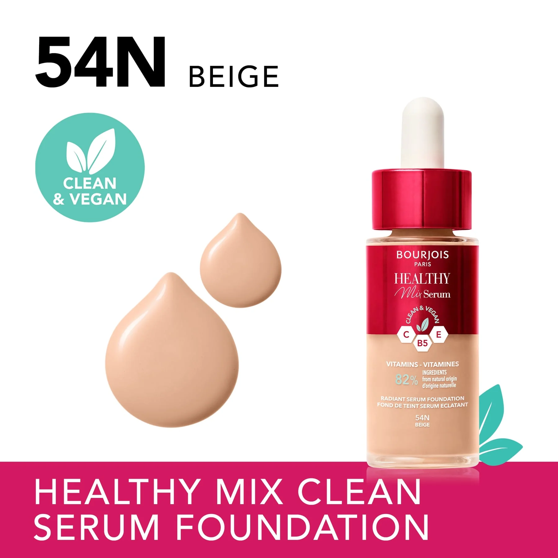 Bourjois Healthy Mix Serum Foundation 30ml - Image 11