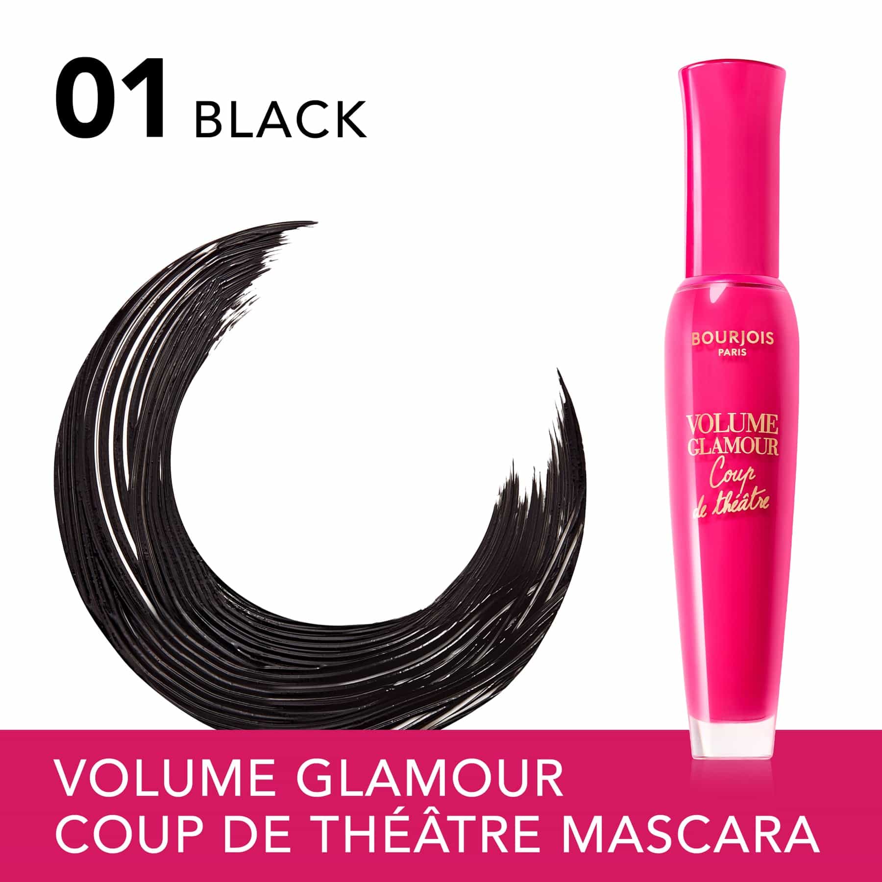 Bourjois Volume Glamour Coup de Theatre Mascara 02 Black 7ml - Image 2