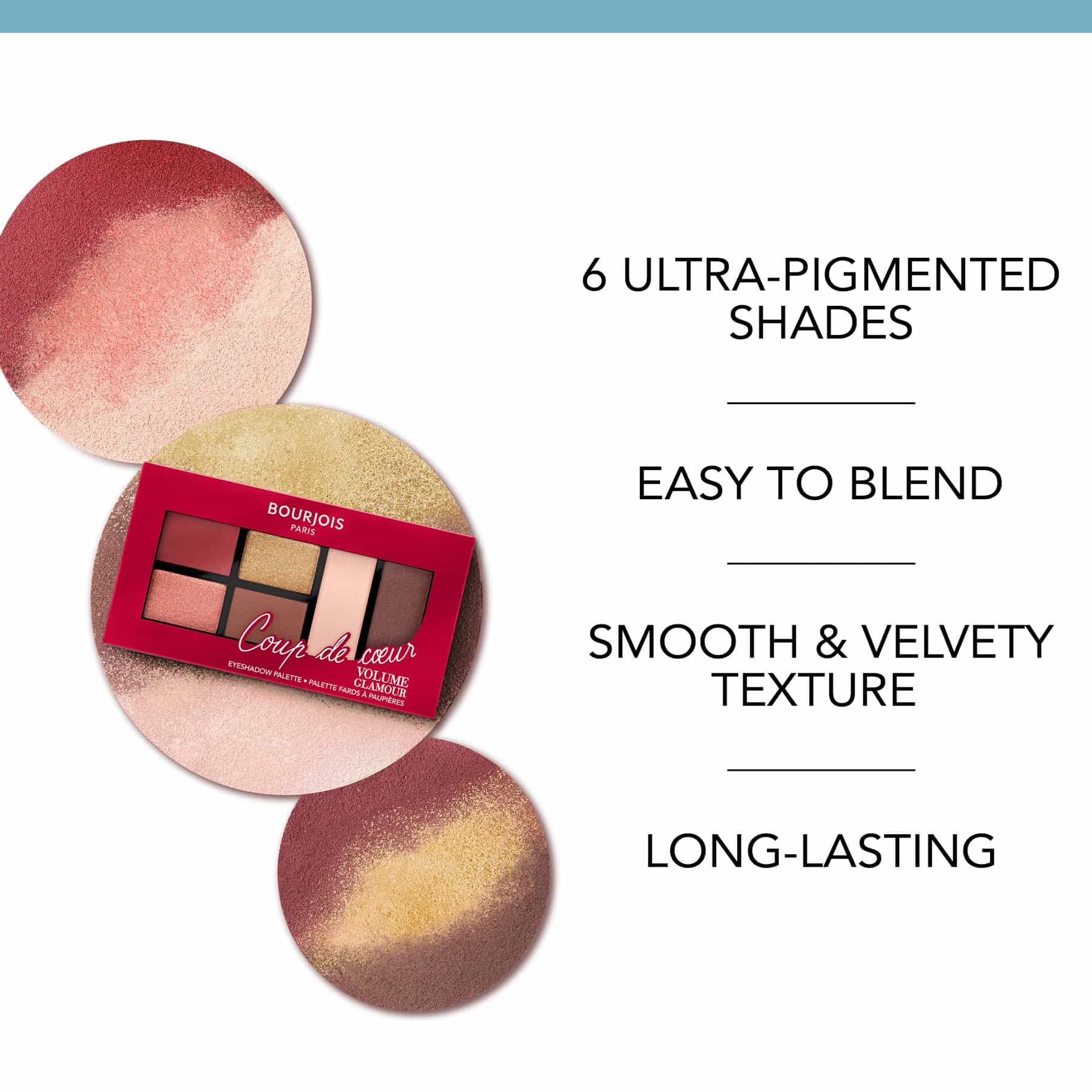 Bourjois Volume Glamour Eyeshadow Palette - 6 shades - Image 14