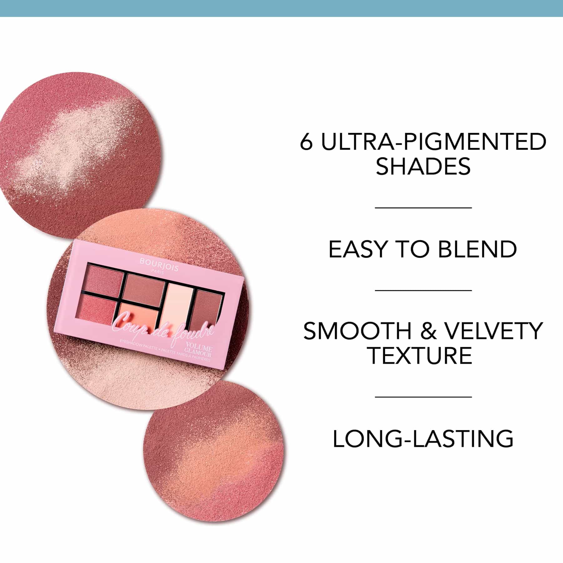Bourjois Volume Glamour Eyeshadow Palette - 6 shades - Image 7