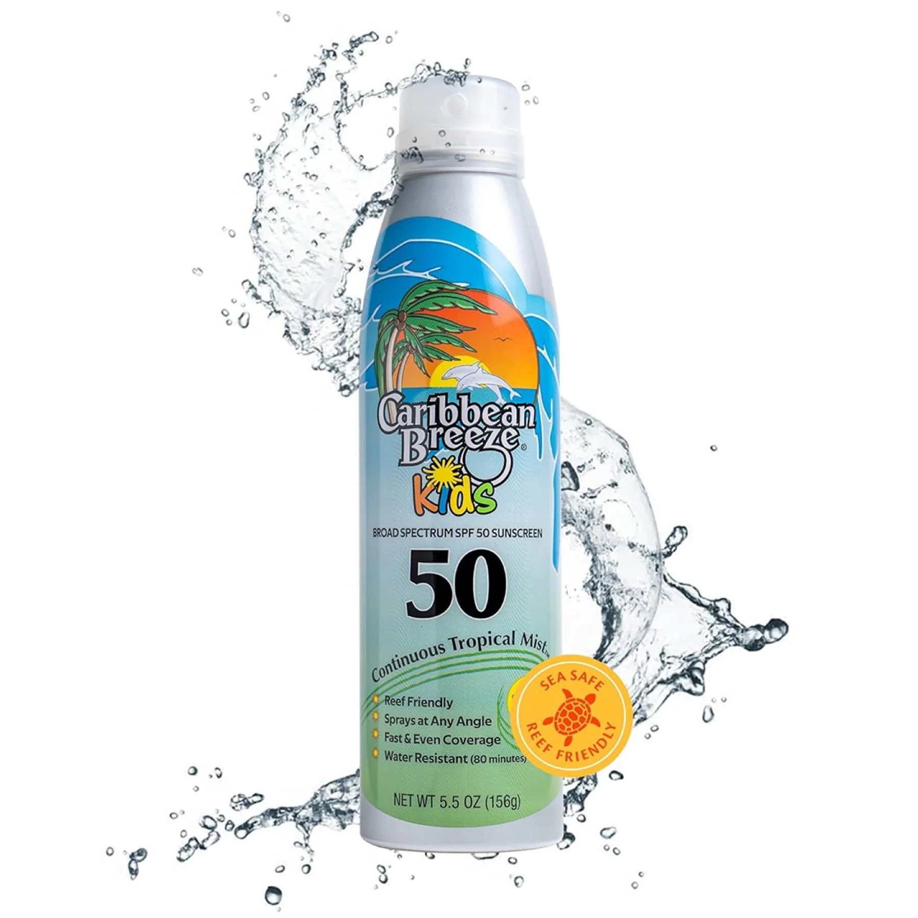 Caribbean Breeze Kids Sunscreen Spray Spf50 - 157ml - Image 3