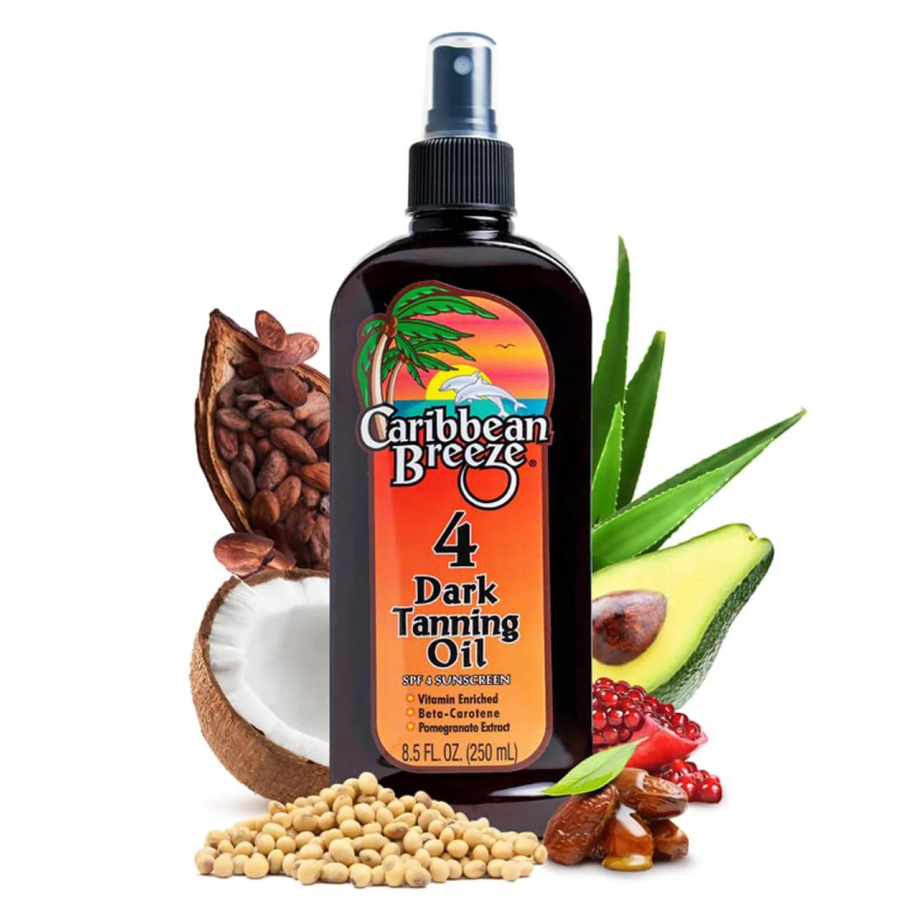 Caribbean Breeze Tanning Oil Spf4 250ml - Image 3
