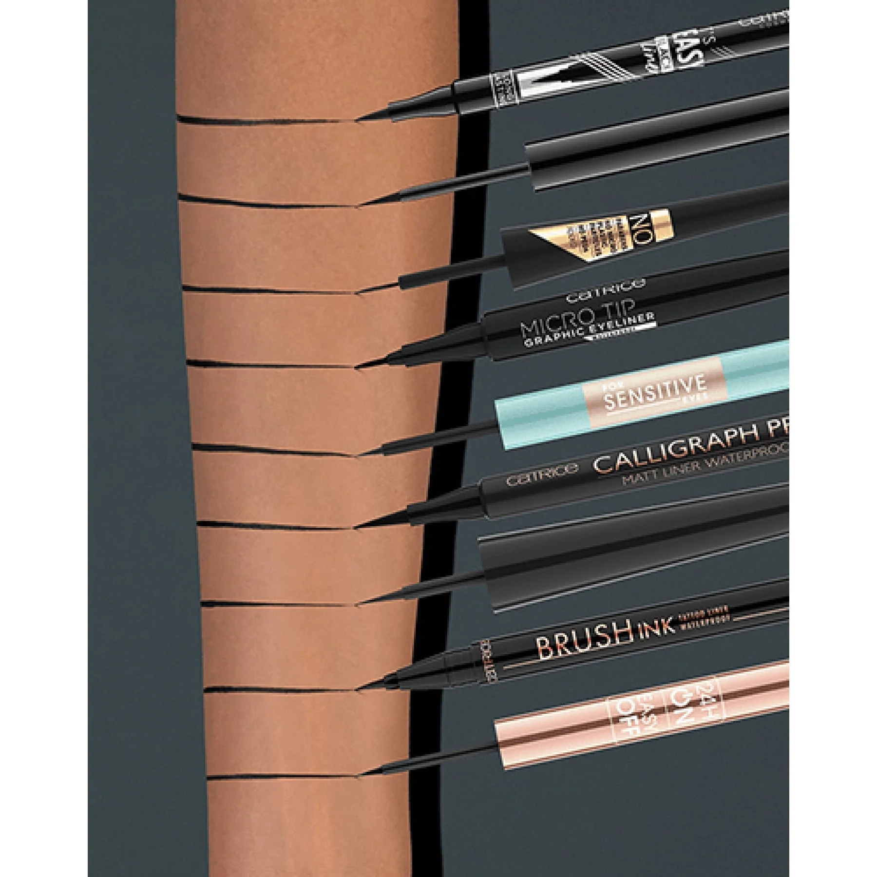 Catrice Brush Ink Tattoo Liner Waterproof Liquid Eyeliner 010 Black 12g - Image 5