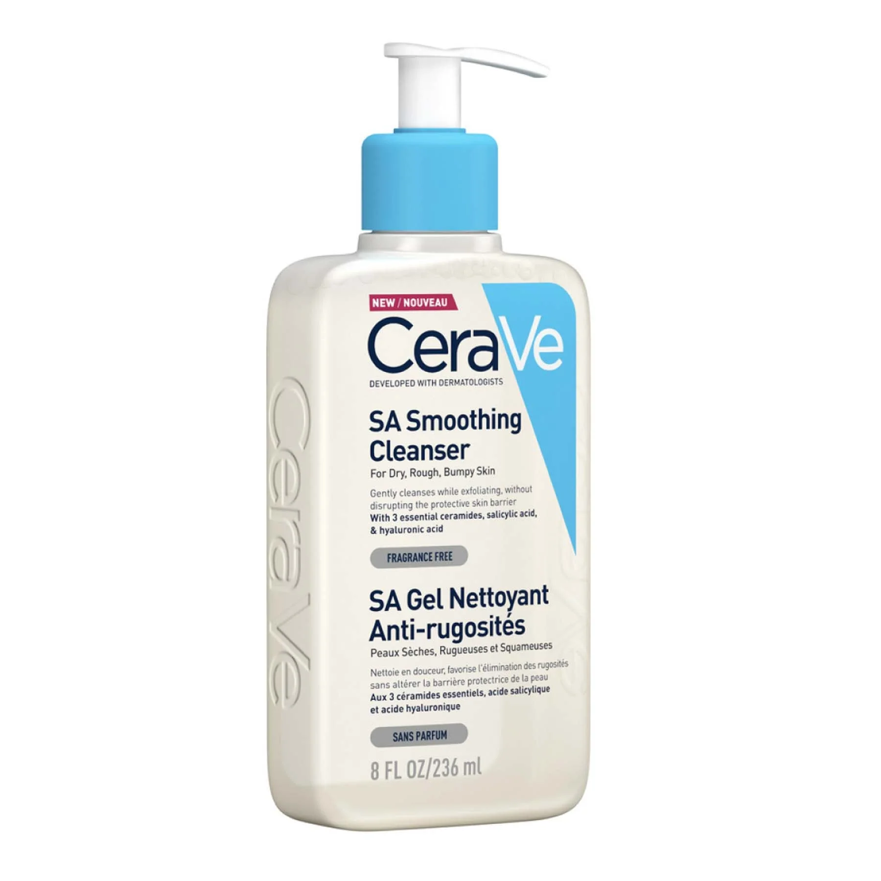 CeraVe SA Smoothing Cleanser for Normal, Dry and Rough Skin 236ml - Image 2