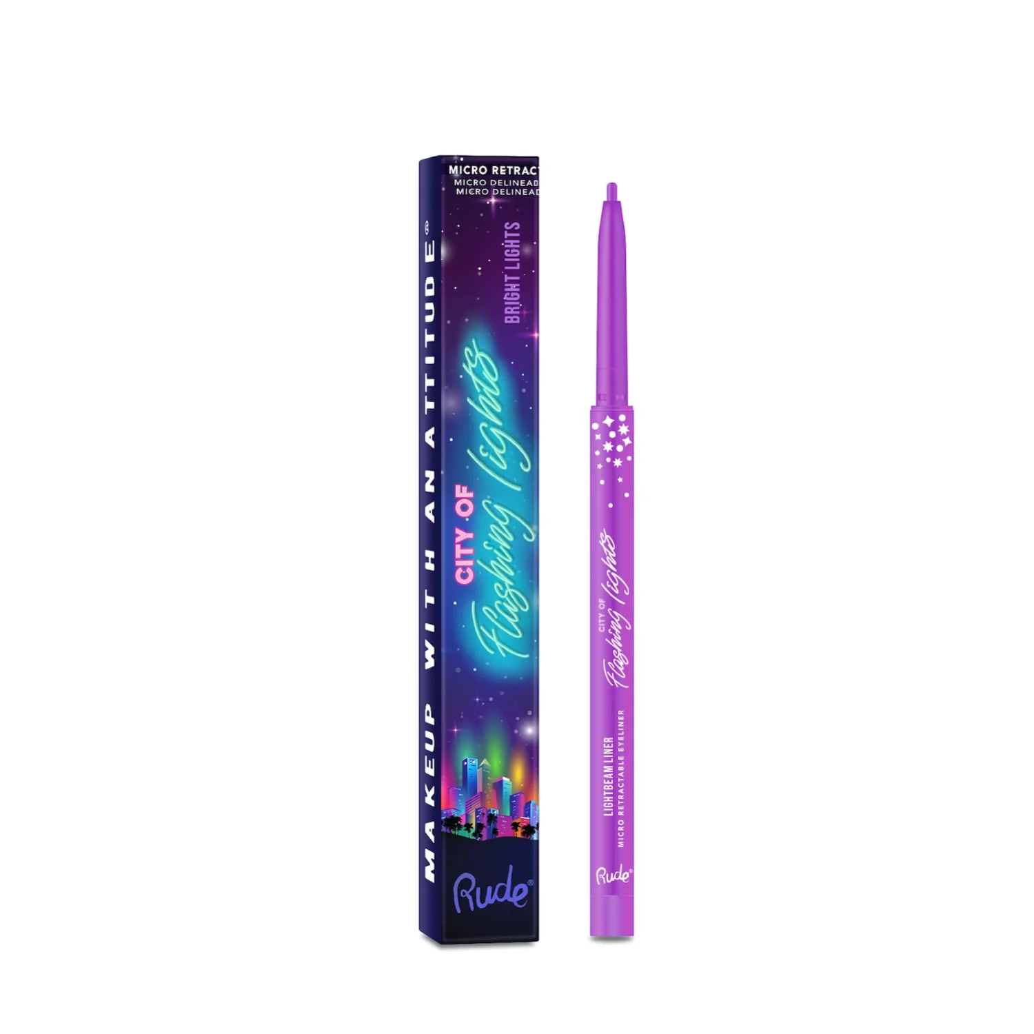 Rude City of Flashing Lights Micro Retractable Liner 0.1g - Image 2