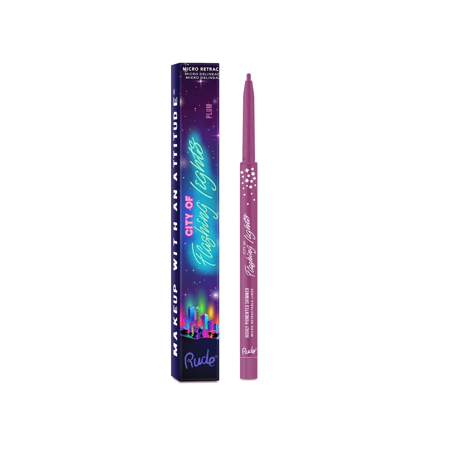 Rude City of Flashing Lights Micro Retractable Liner 0.1g - Image 20