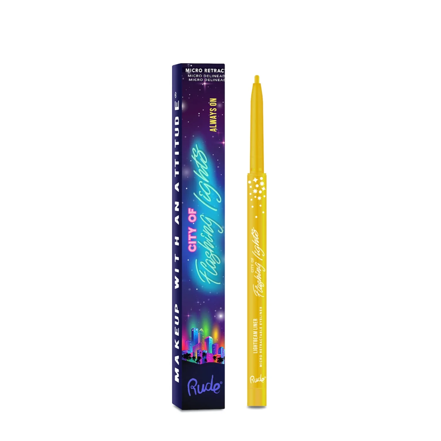 Rude City of Flashing Lights Micro Retractable Liner 0.1g - Image 4