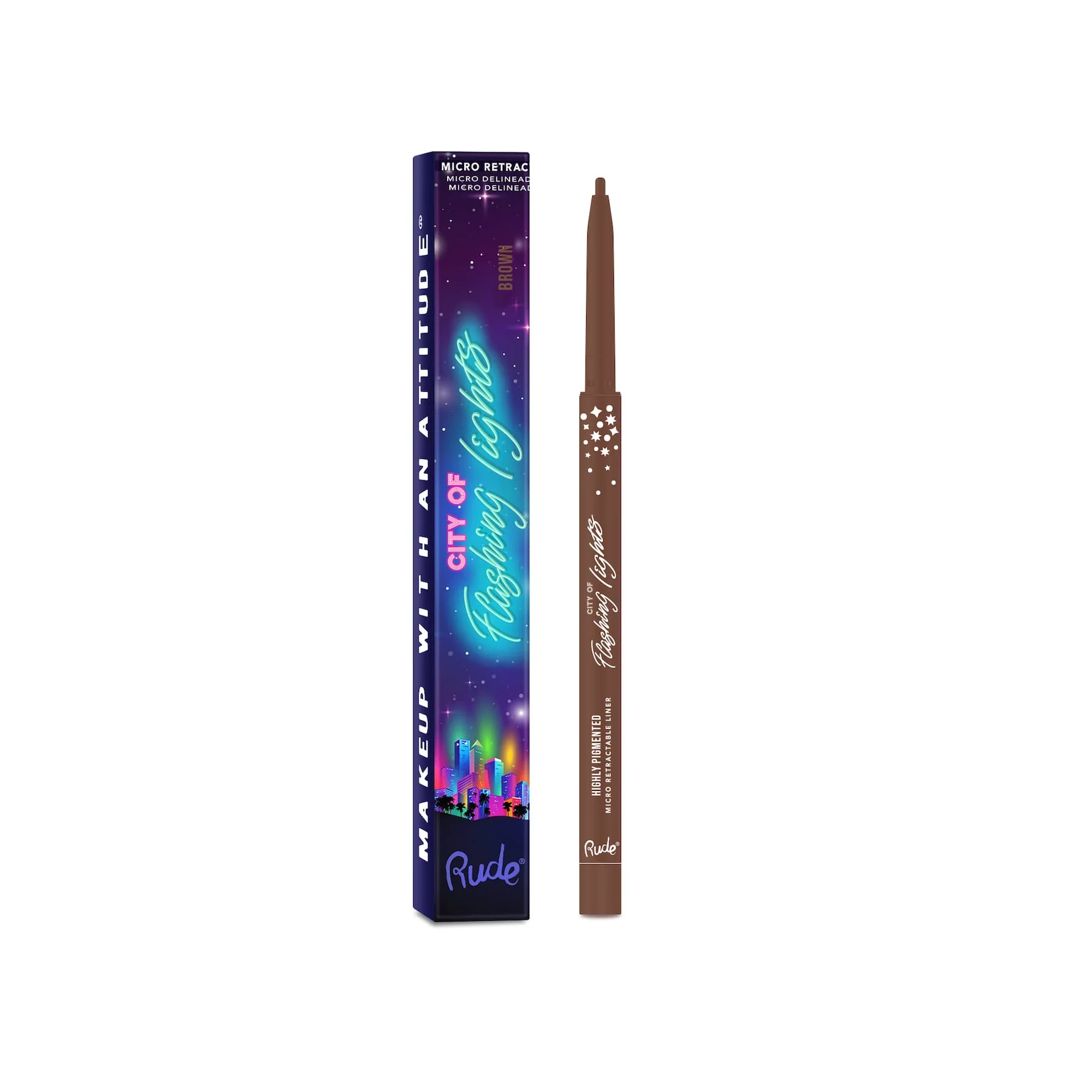 Rude City of Flashing Lights Micro Retractable Liner 0.1g - Image 8