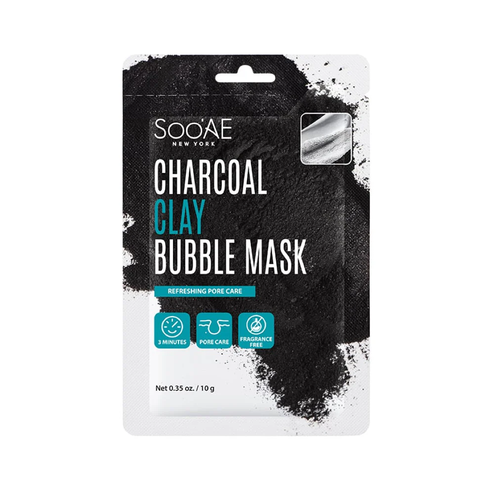 Clay Exfoliating Bubble Mask Charcoal 10g - Image 2
