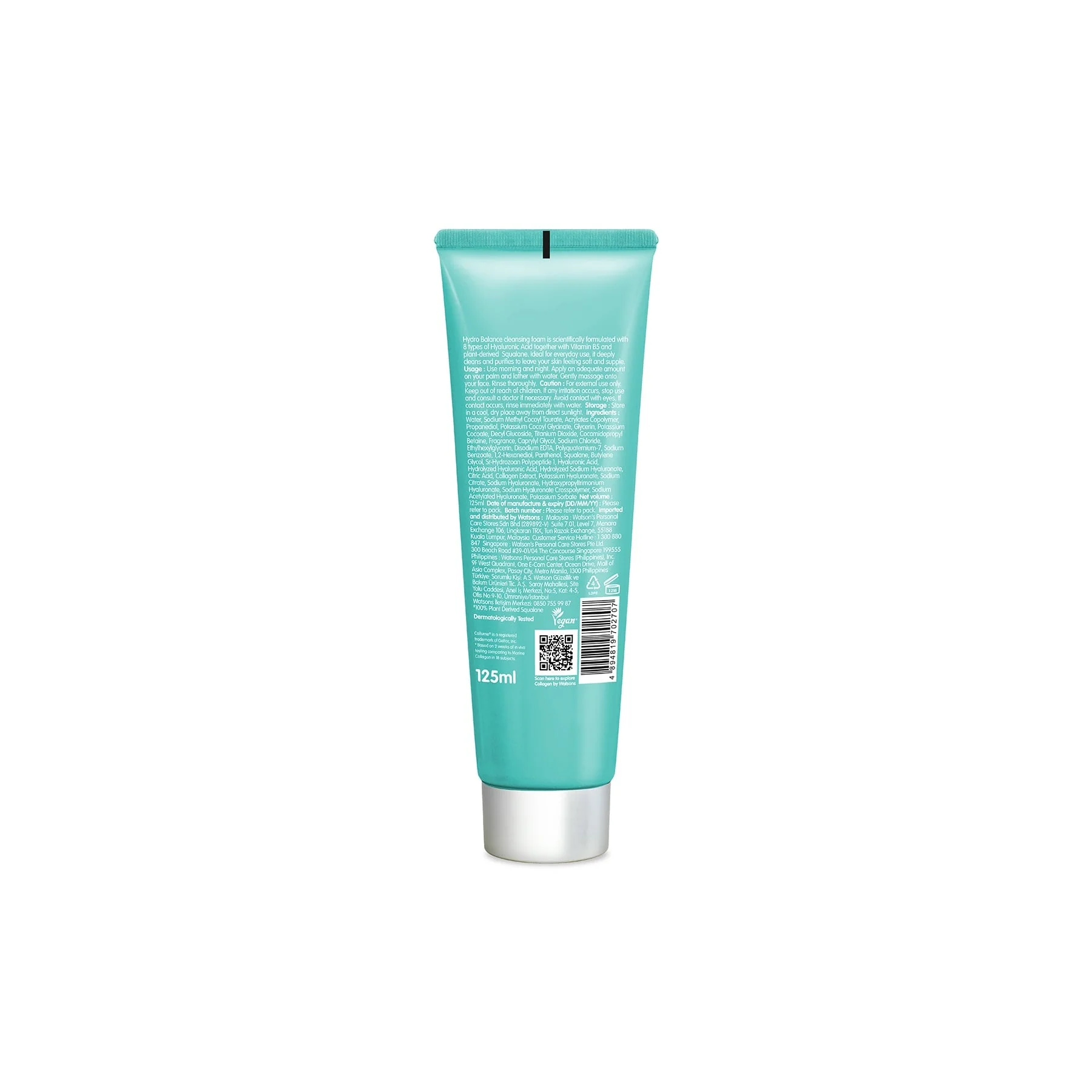 Collagen by Watsons Hydro Balance Cleansing Foam 150ml - Image 2