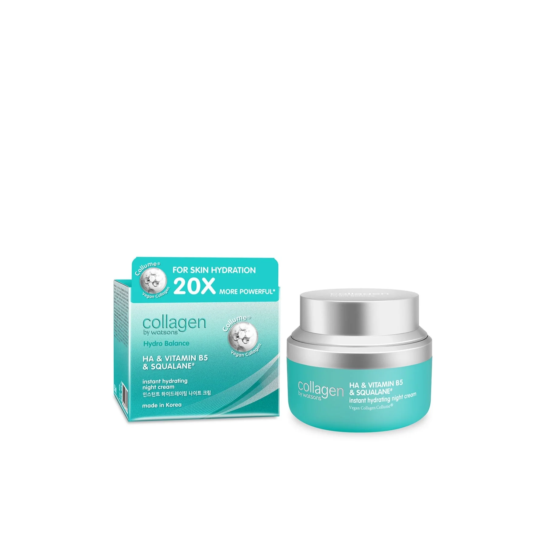 Collagen by Watsons Hydro Balance Instant Hydrating Night Cream 50ml - Image 4