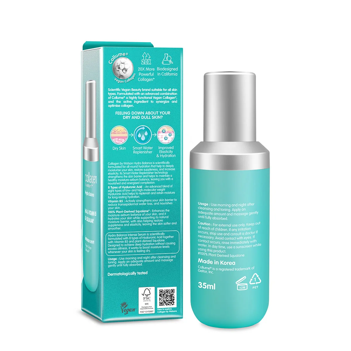 Collagen by Watsons Hydro Balance Intensive Serum 35ml - Image 2