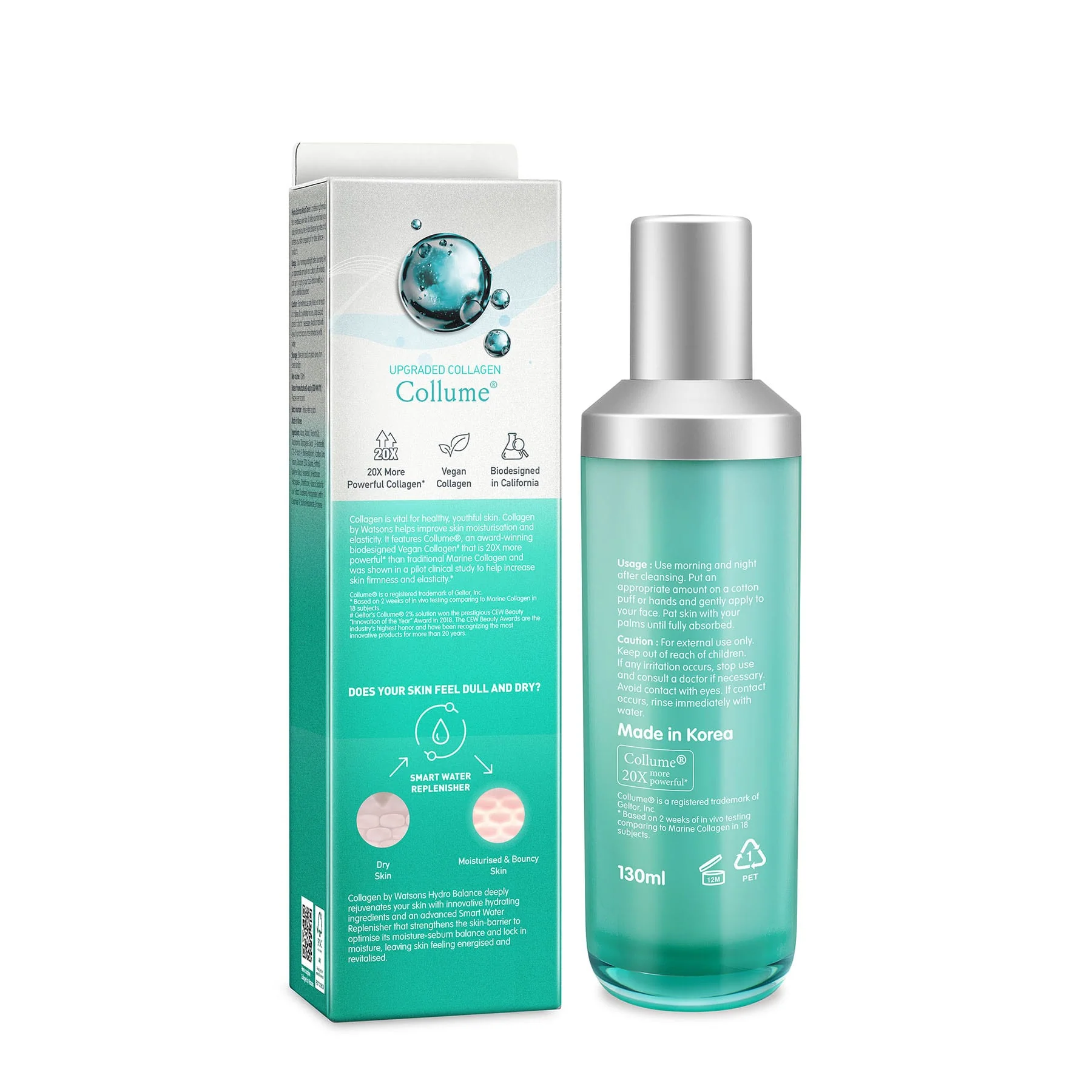 Collagen by Watsons Hydro Balance Moist Toner 130ml - Image 2