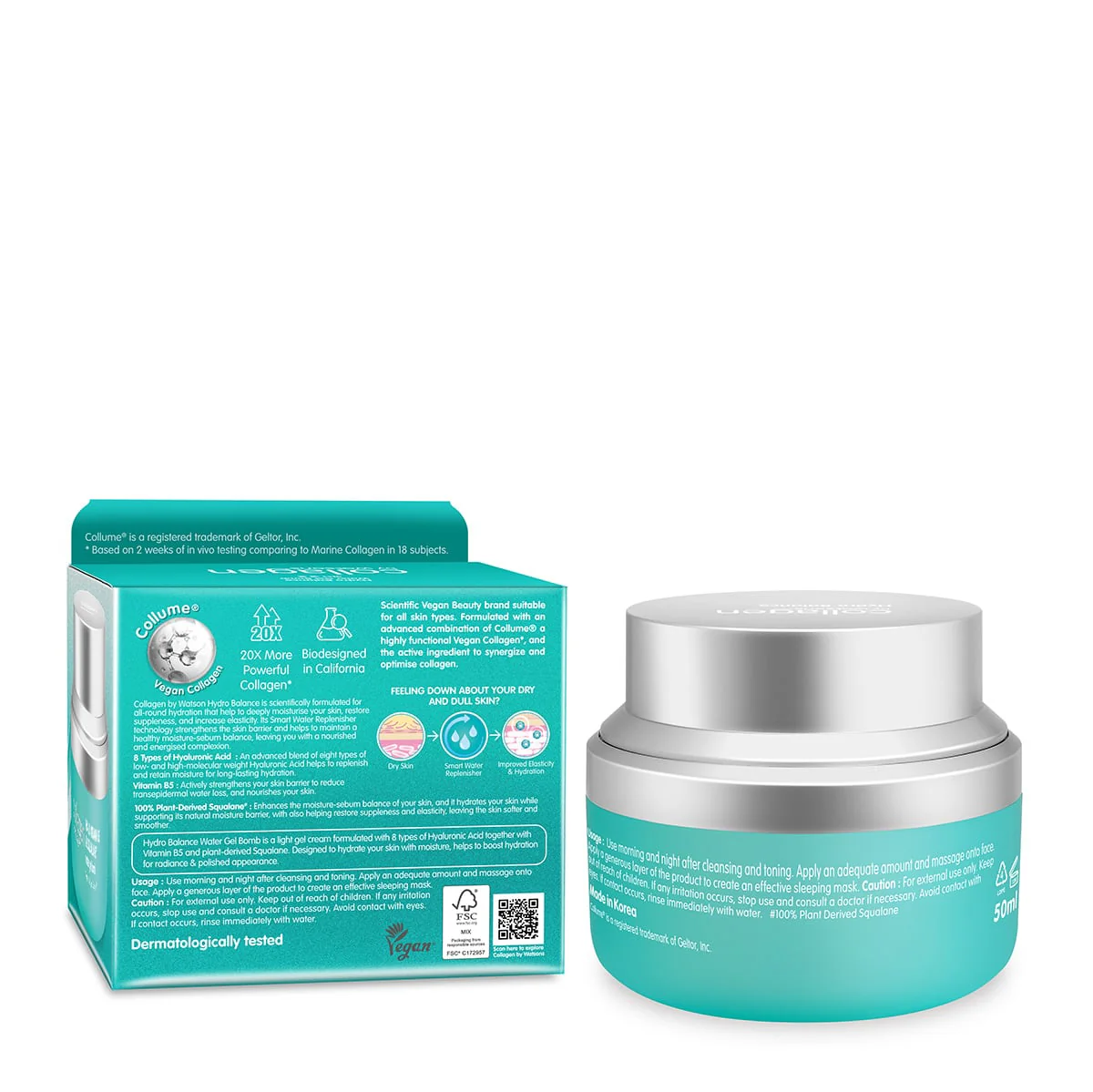 Collagen by Watsons Hydro Balance Water Gel Bomb 50ml - Image 2
