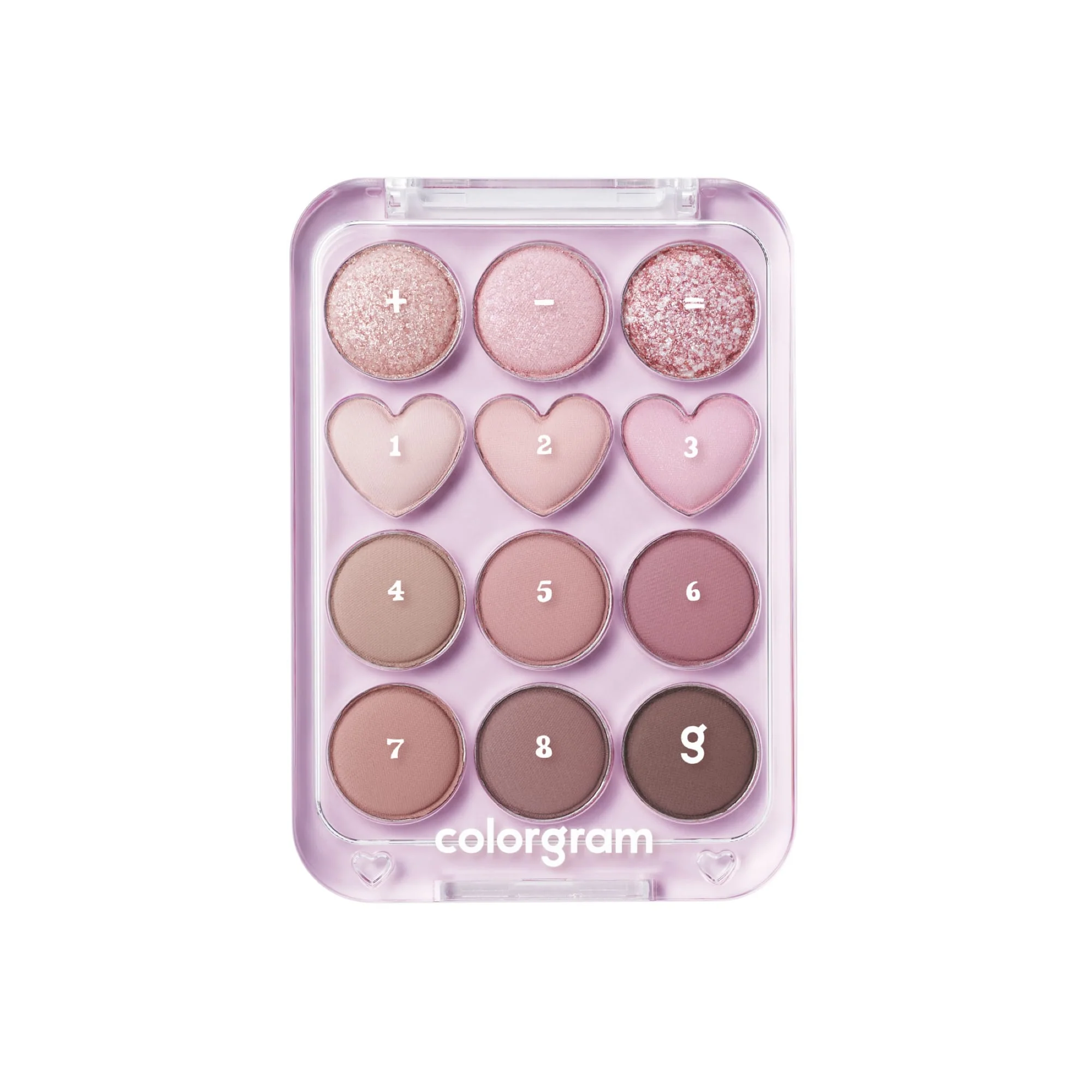 Colorgram Pin Point Eyeshadow Palette - 12 shades - Image 2