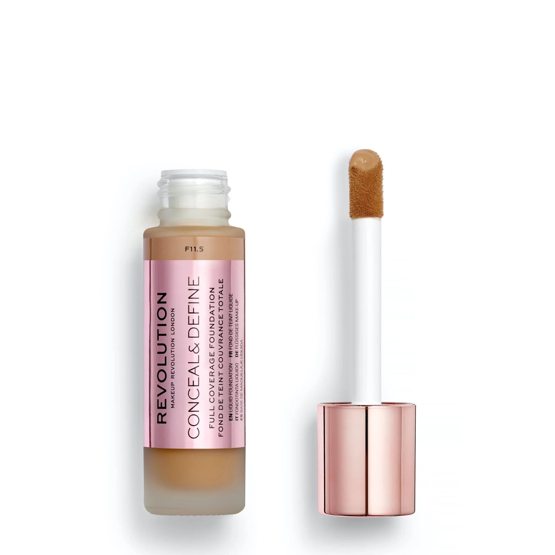 Revolution Conceal & Define Matte Finish Foundation 23ml - Image 2