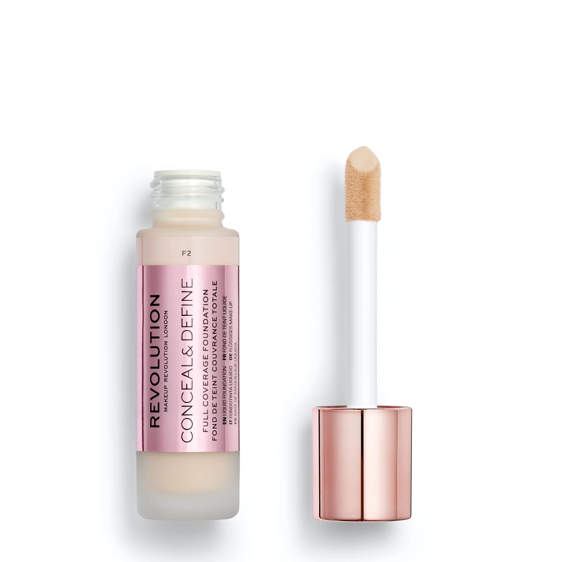 Revolution Conceal & Define Matte Finish Foundation 23ml - Image 3