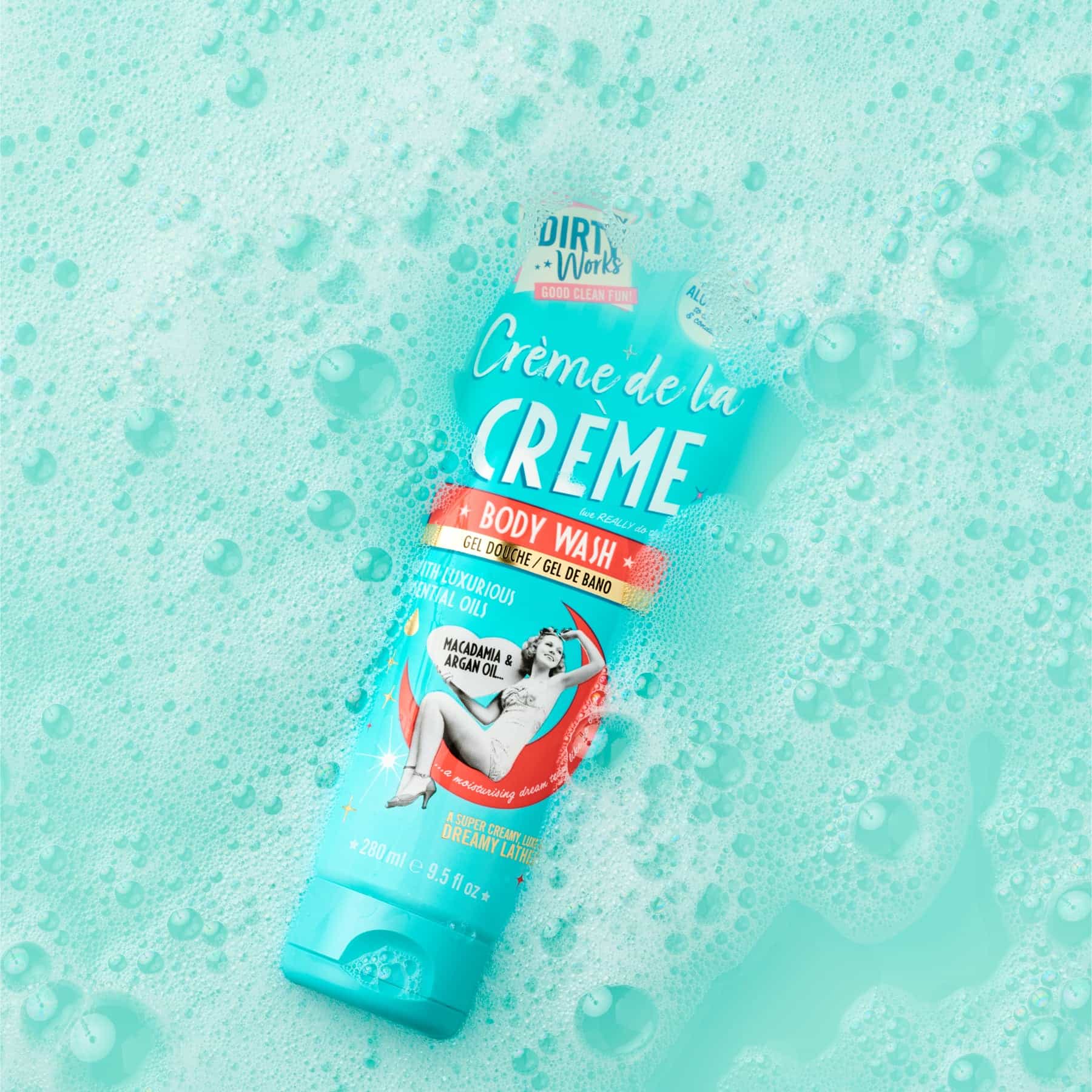 Dirty Works Crème de la Crème Body Wash 280ml - Image 3
