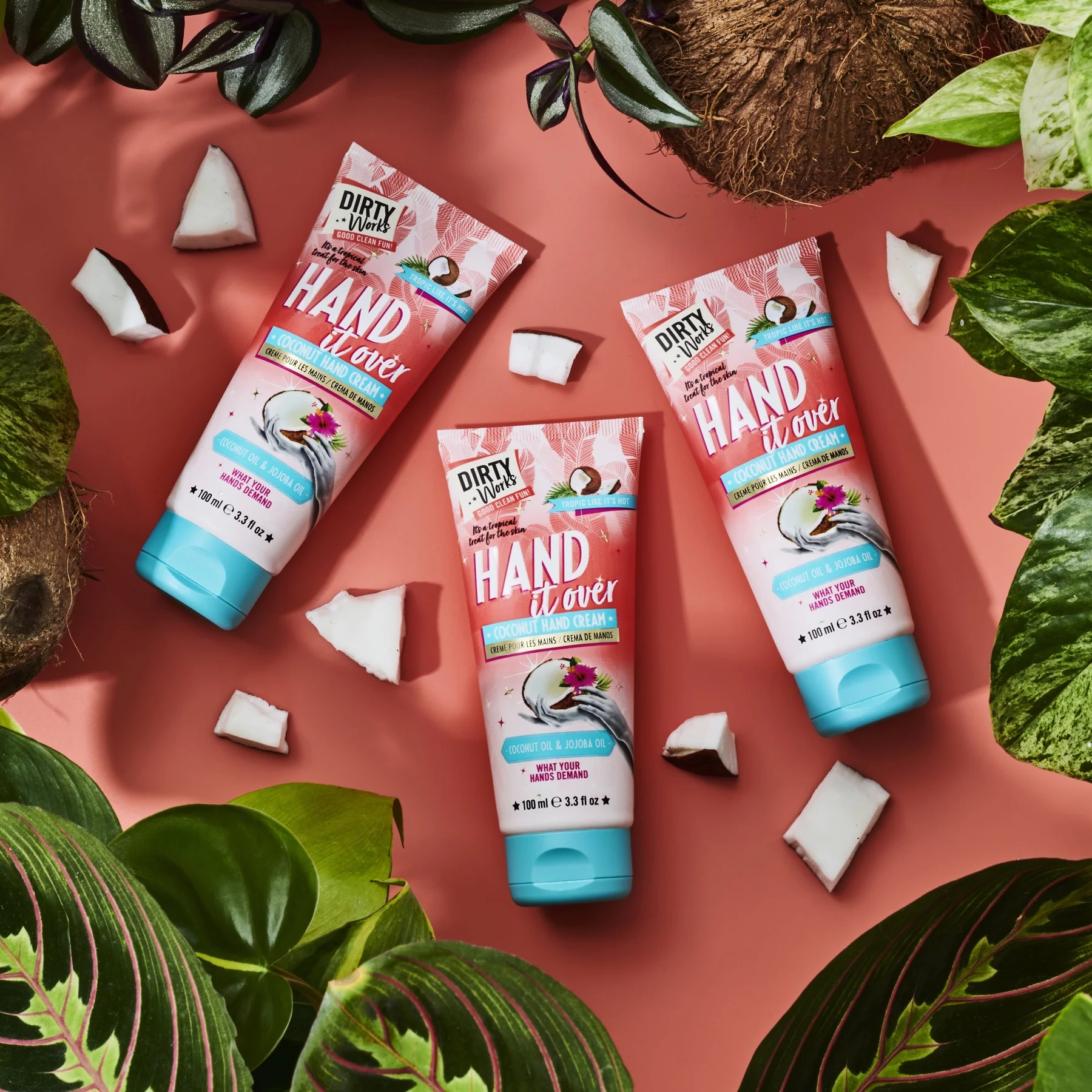 Dirty Works Hand It Over Coconut Hand Cream 100ml - Image 3