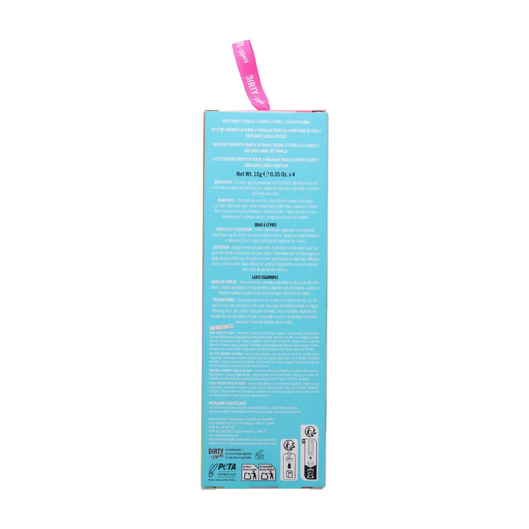 Dirty Works Lip Care Gift Set - Image 2