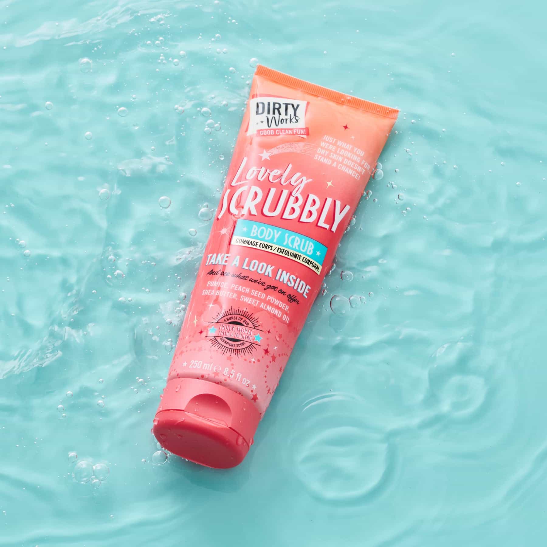 Dirty Works Lovely Scrubbly Body Scrub 250ml - Image 4