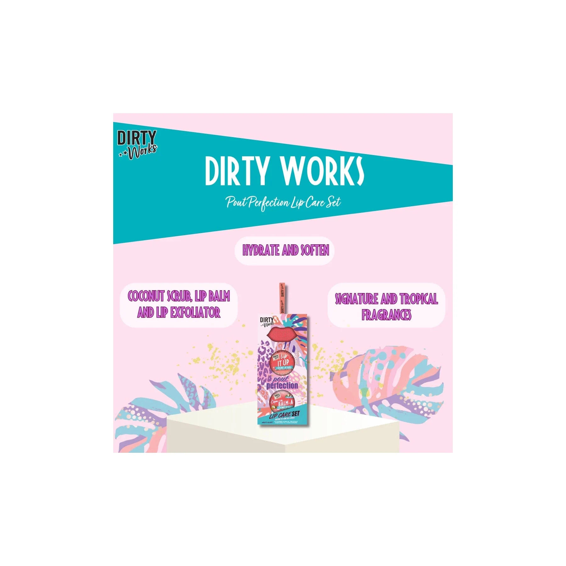 Dirty Works Pout Perfection Lip Care Set - Image 3