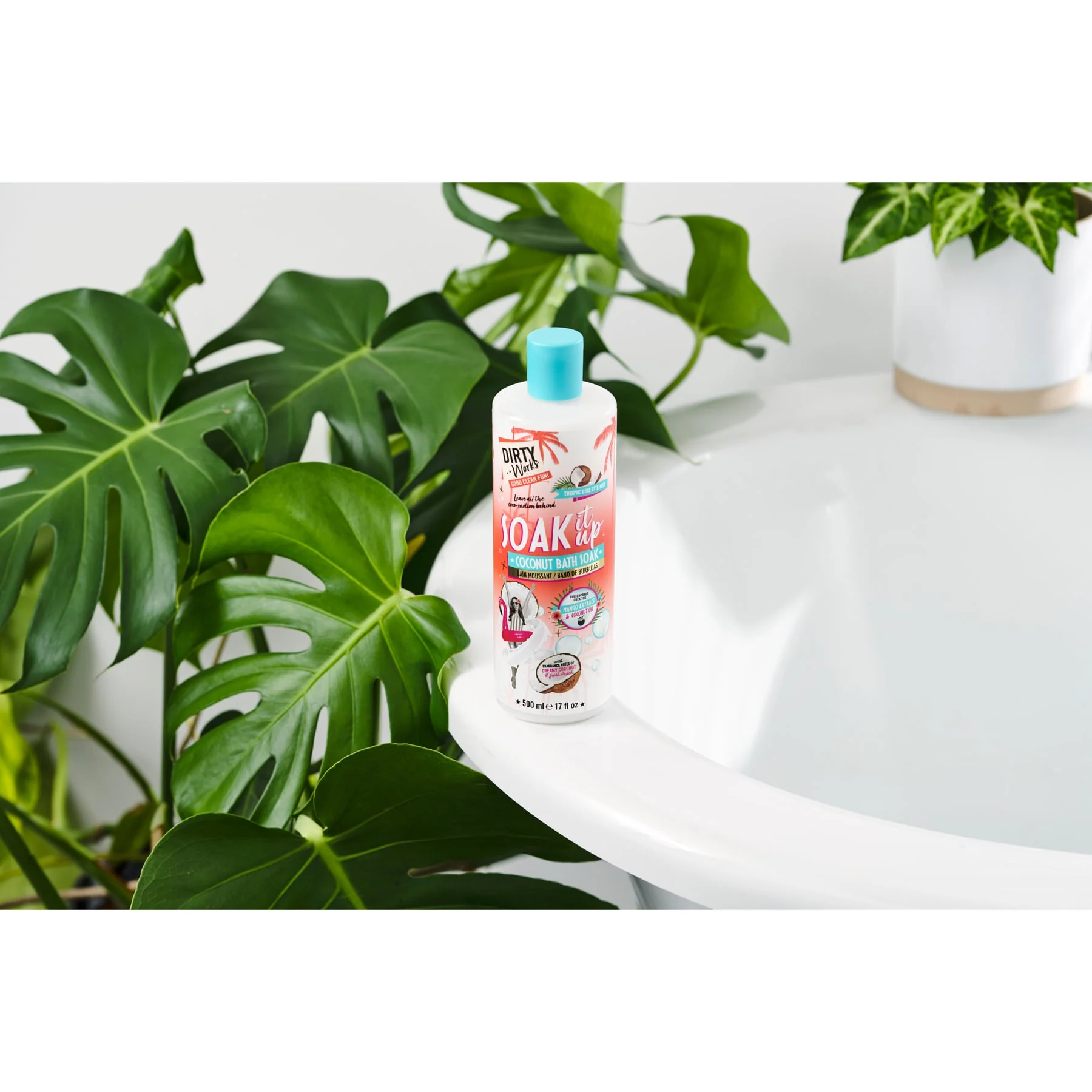 Dirty Works Soak It Up Coconut Bath Soak 500ml - Image 4