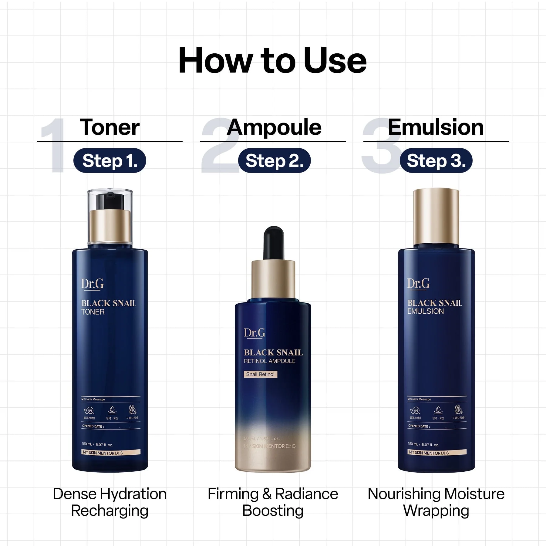 Dr.G Black Snail Toner150ml - Image 5