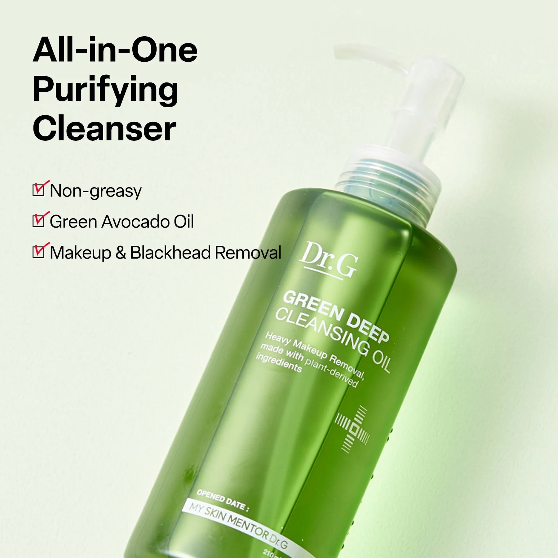 Dr.G Green Deep Cleansing Oil 310ml - Image 2