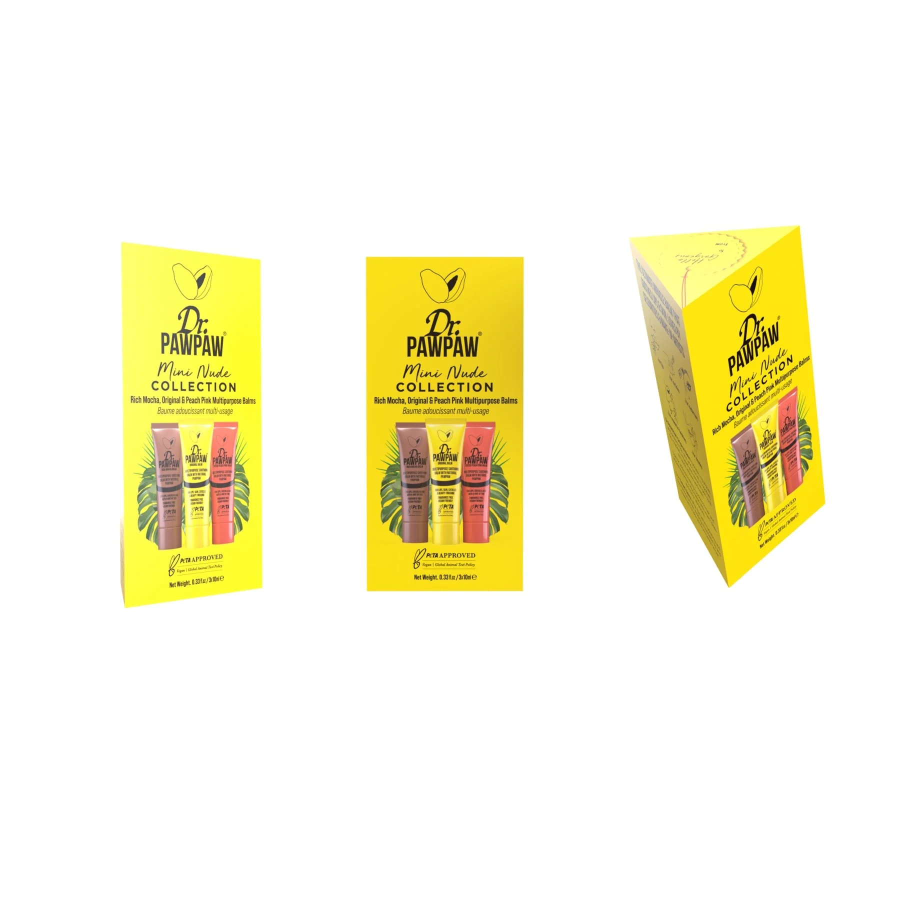 Dr.pawpaw Classic Lip Balm 10mlx3 Set - Image 2