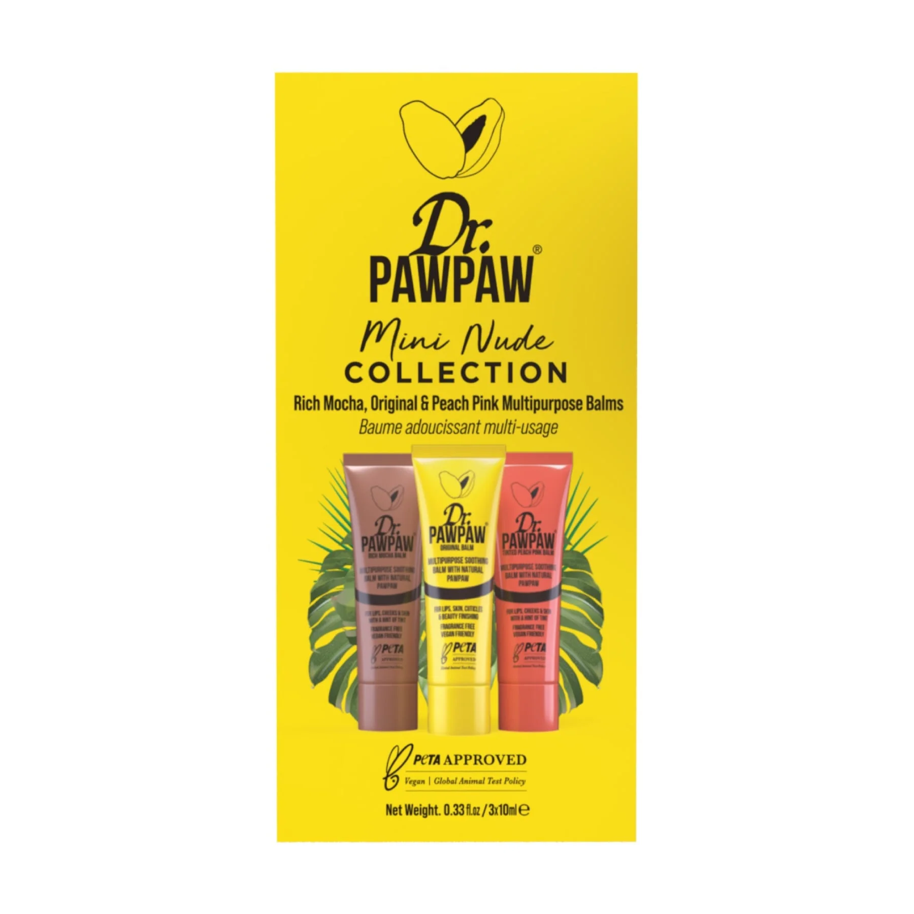 Dr.pawpaw Classic Lip Balm 10mlx3 Set - Image 4