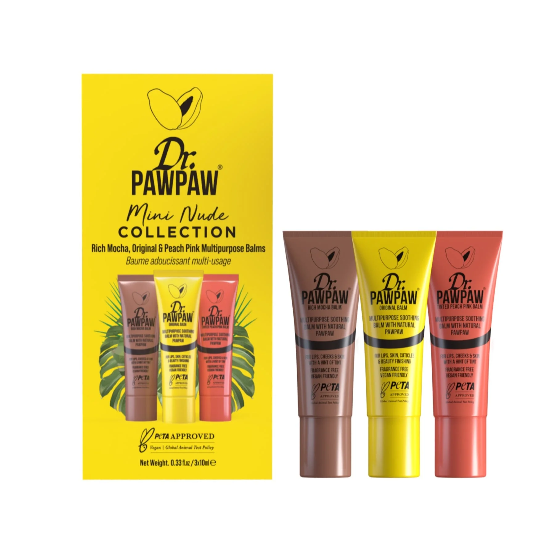 Dr.pawpaw Classic Lip Balm 10mlx3 Set - Image 5