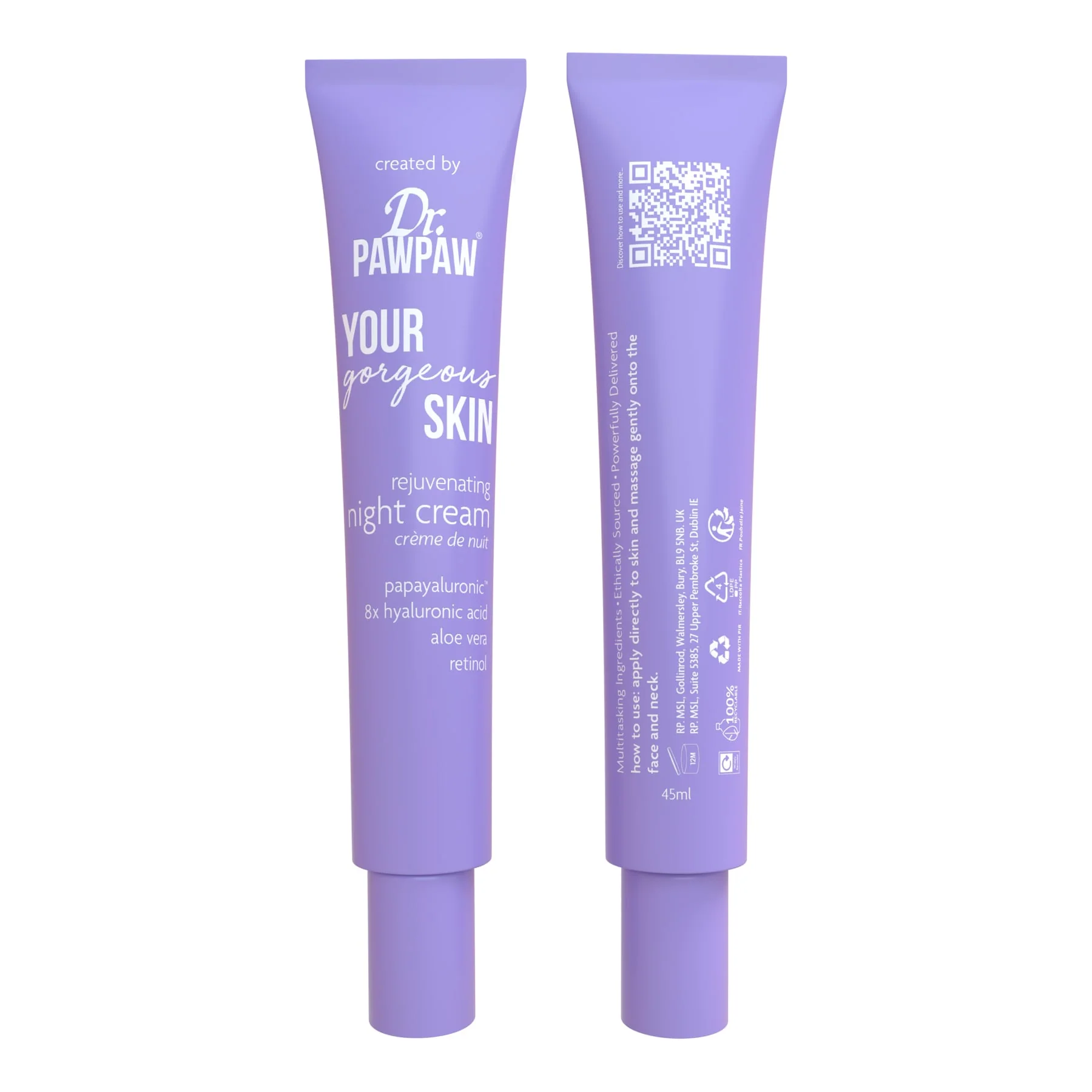 Dr.PAWPAW Your Gorgeous Skin Night Cream 45ml - Image 4